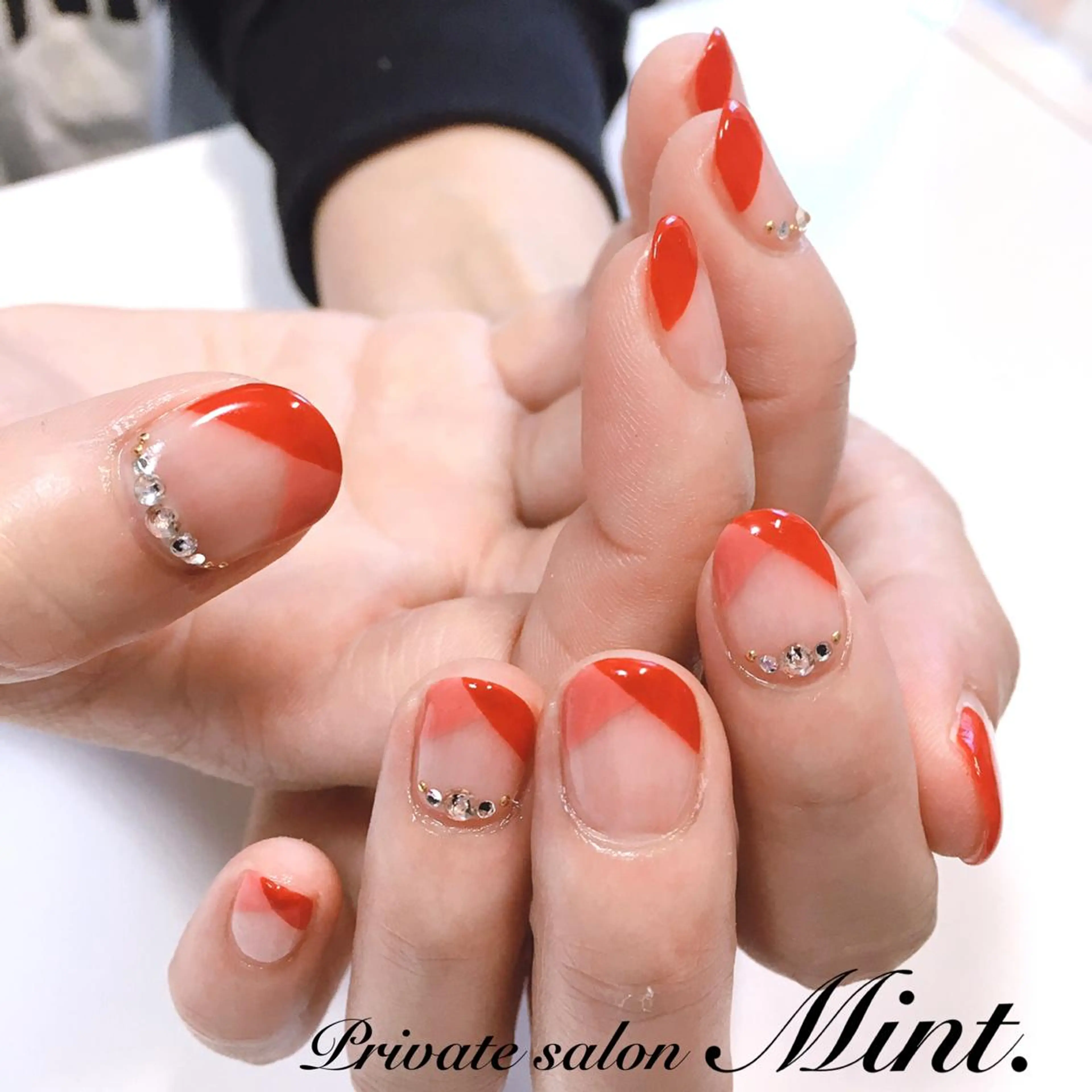 ショート ネイル ジェルネイル ハンドネイル Mint. nailのネイルデザイン