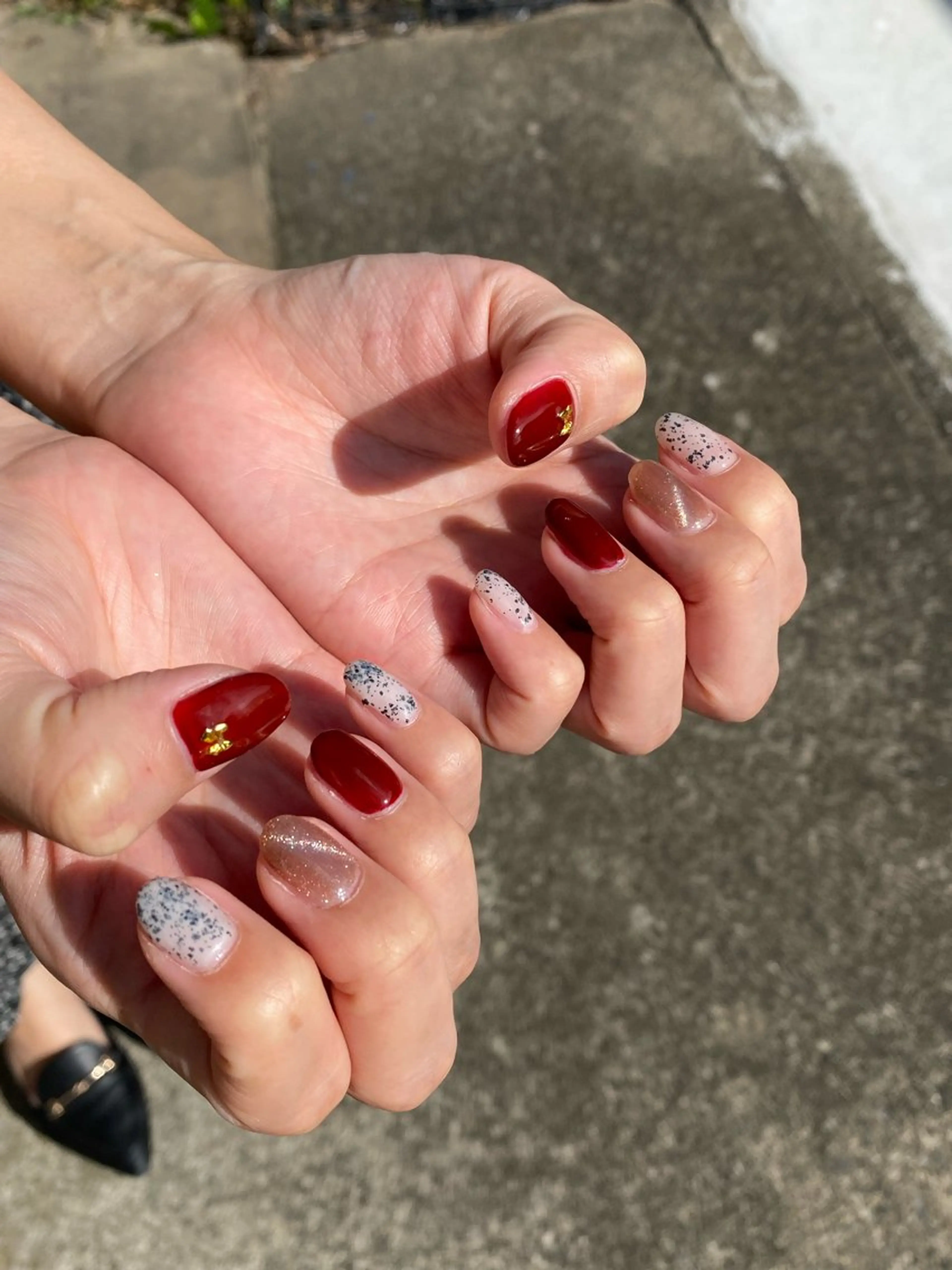 ネイル ハンドネイル 鹿島台ネイルサロン/ 長さだし◎のネイルデザイン