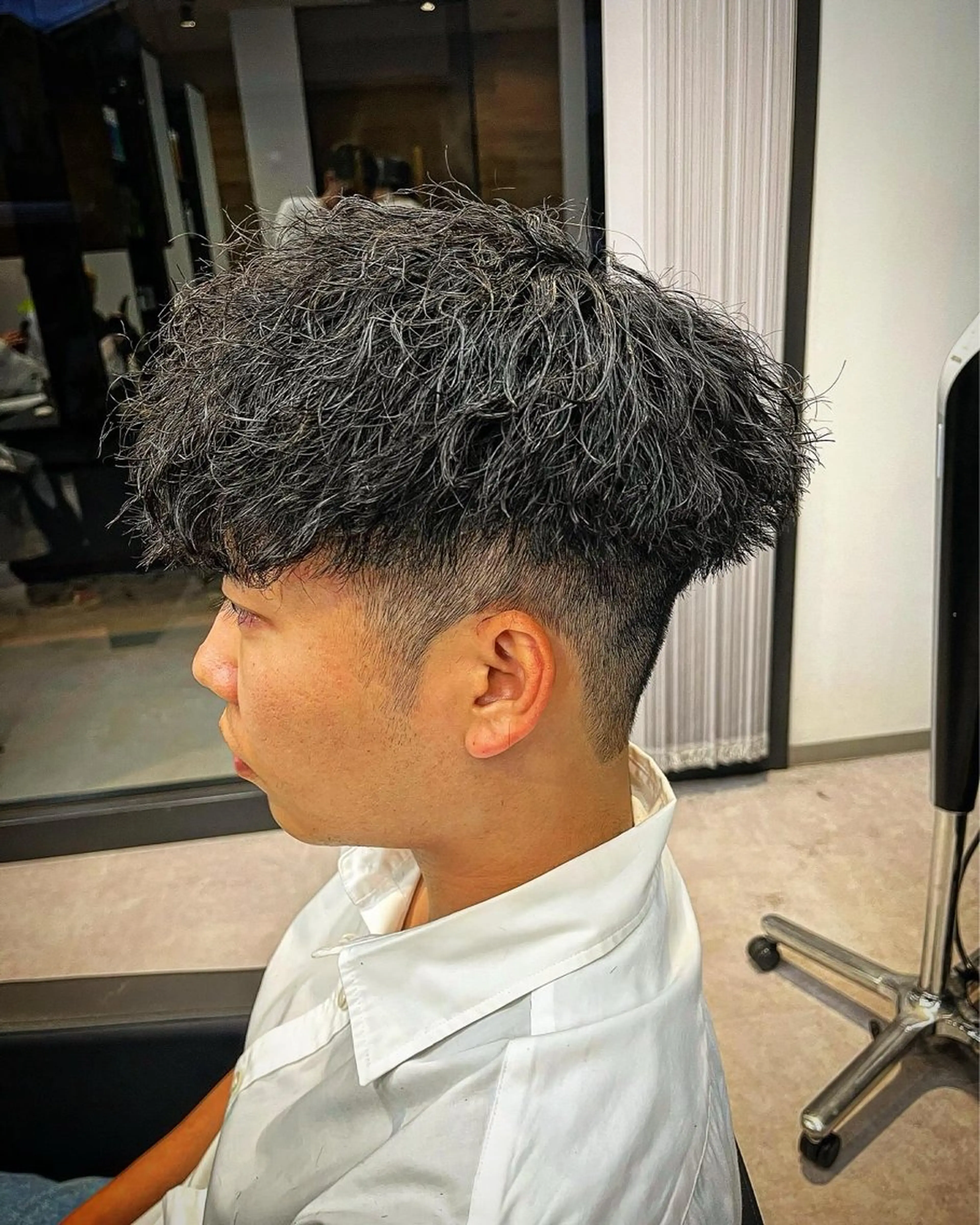 ショート パーマ ヘアアレンジ メンズ men'slapis YUTOのヘアスタイル