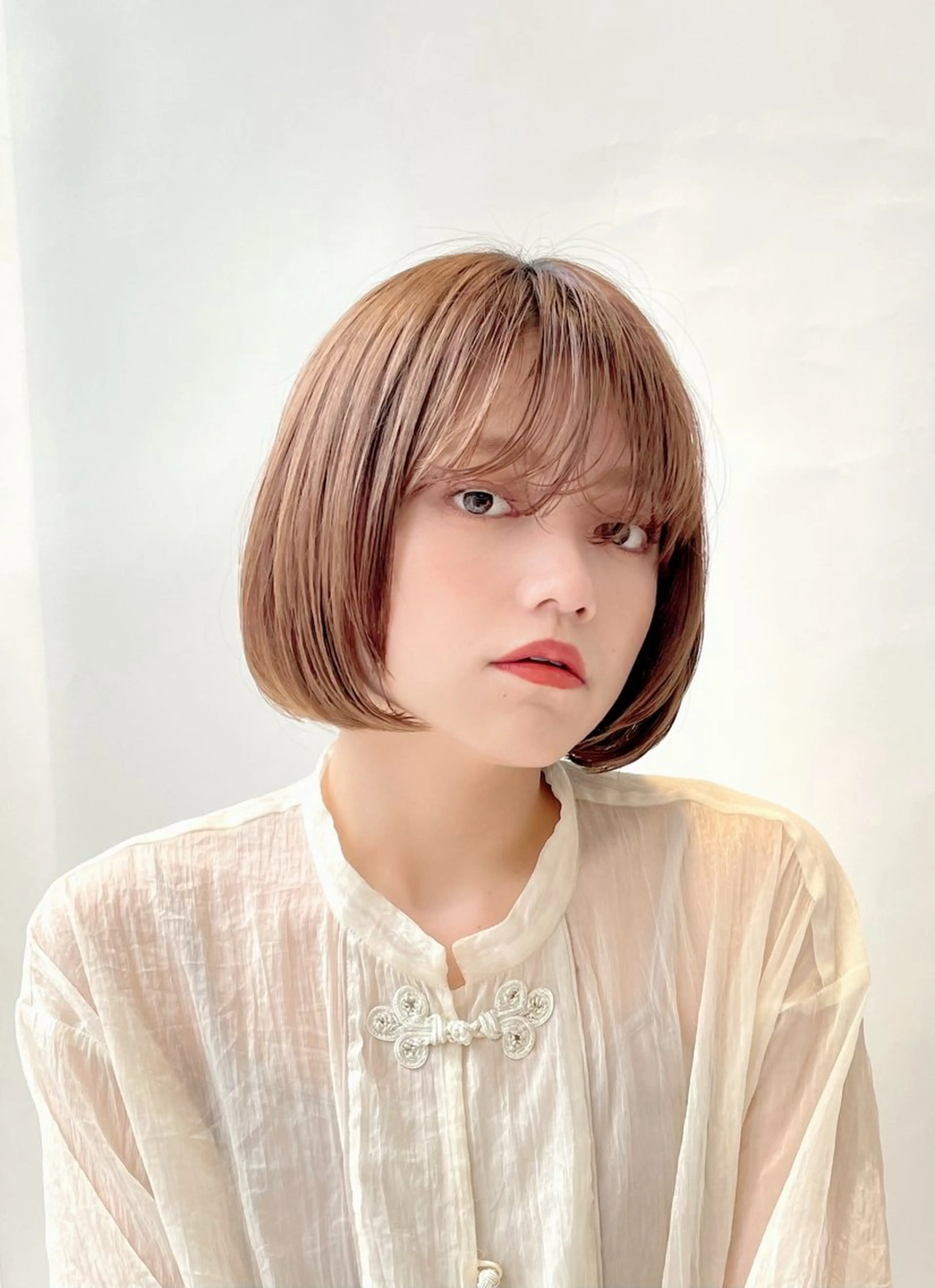 ロング カラー 山口 詩織のヘアスタイル