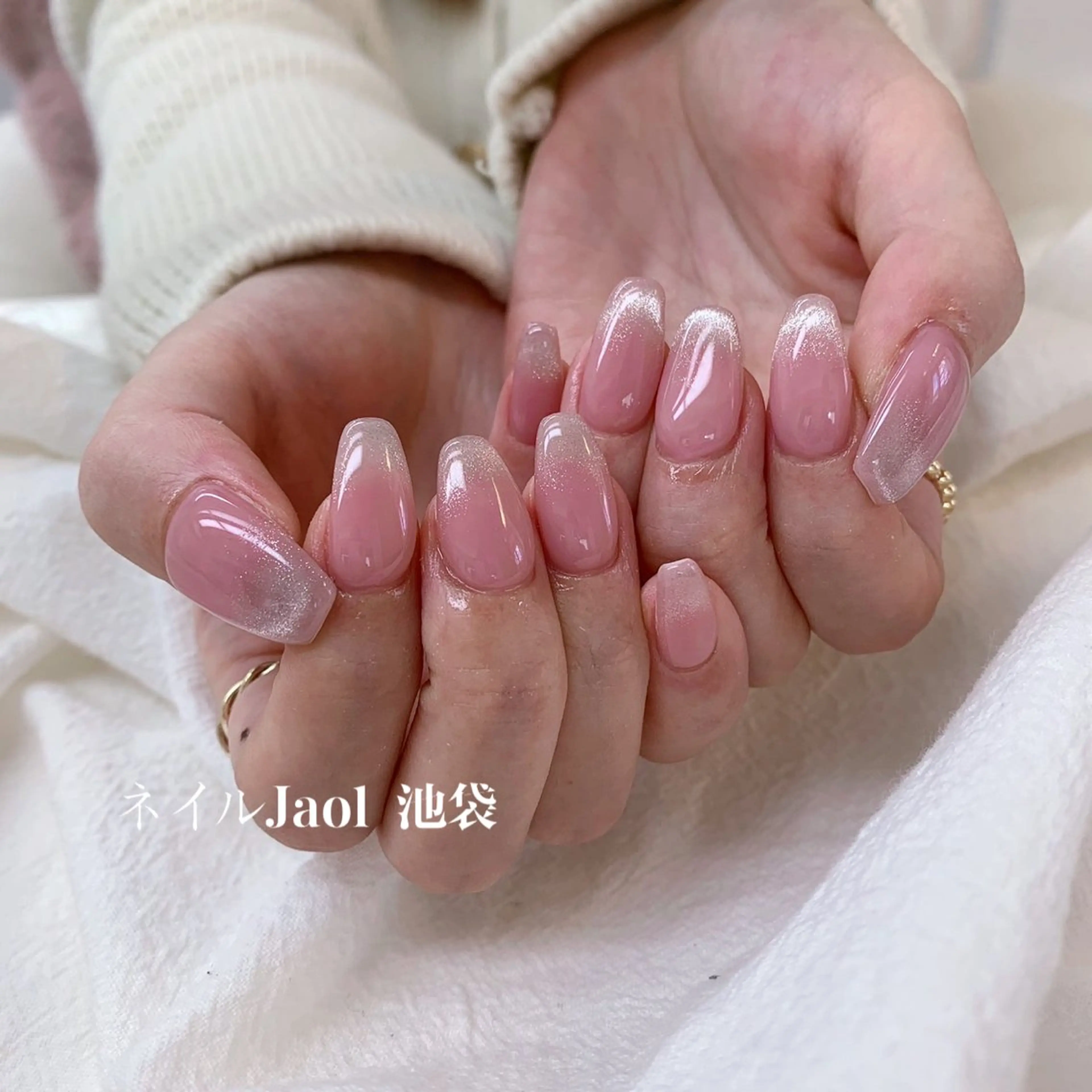 ミディアム ハンドネイル nail jaol池袋店所属・ネイルJaol 池袋のネイルデザイン