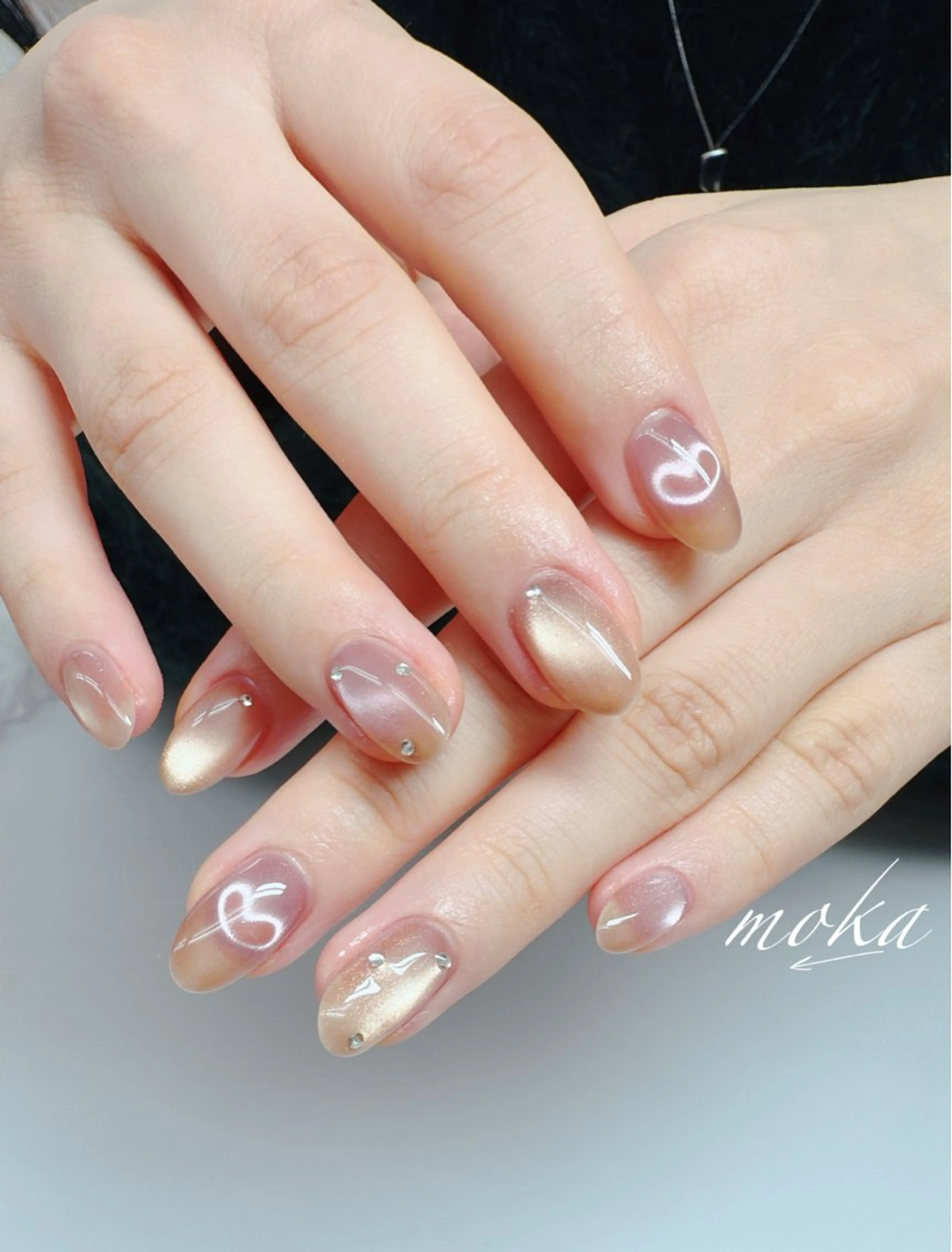 ネイル ハンドネイル ハンドケア 胡蝶蘭レディースサロ ンNailMOKAのネイルデザイン