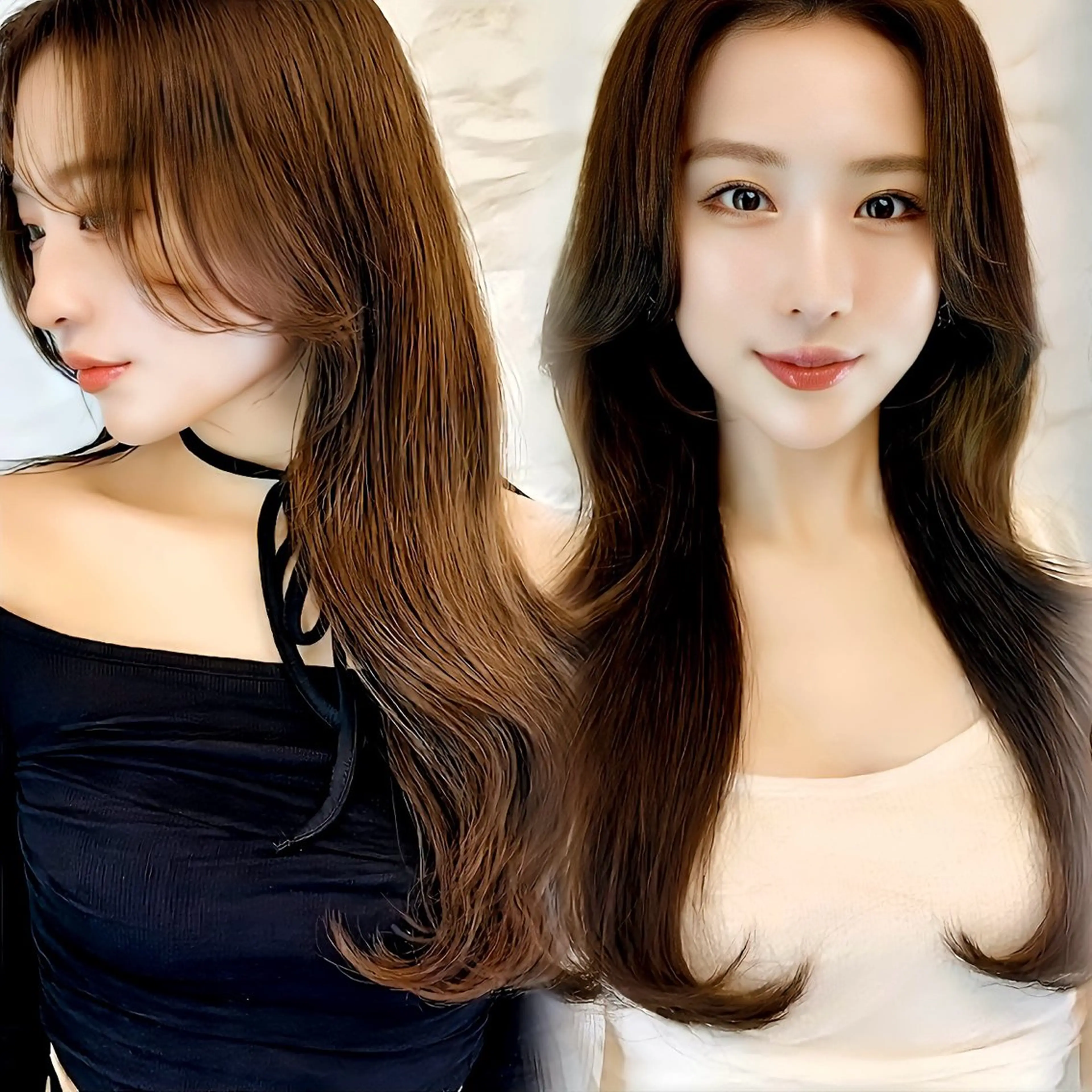 ロング カラー カット ヘアカラー トリートメント 🐉銀座/レイヤーカ ット縮毛矯正/RYUのヘアスタイル