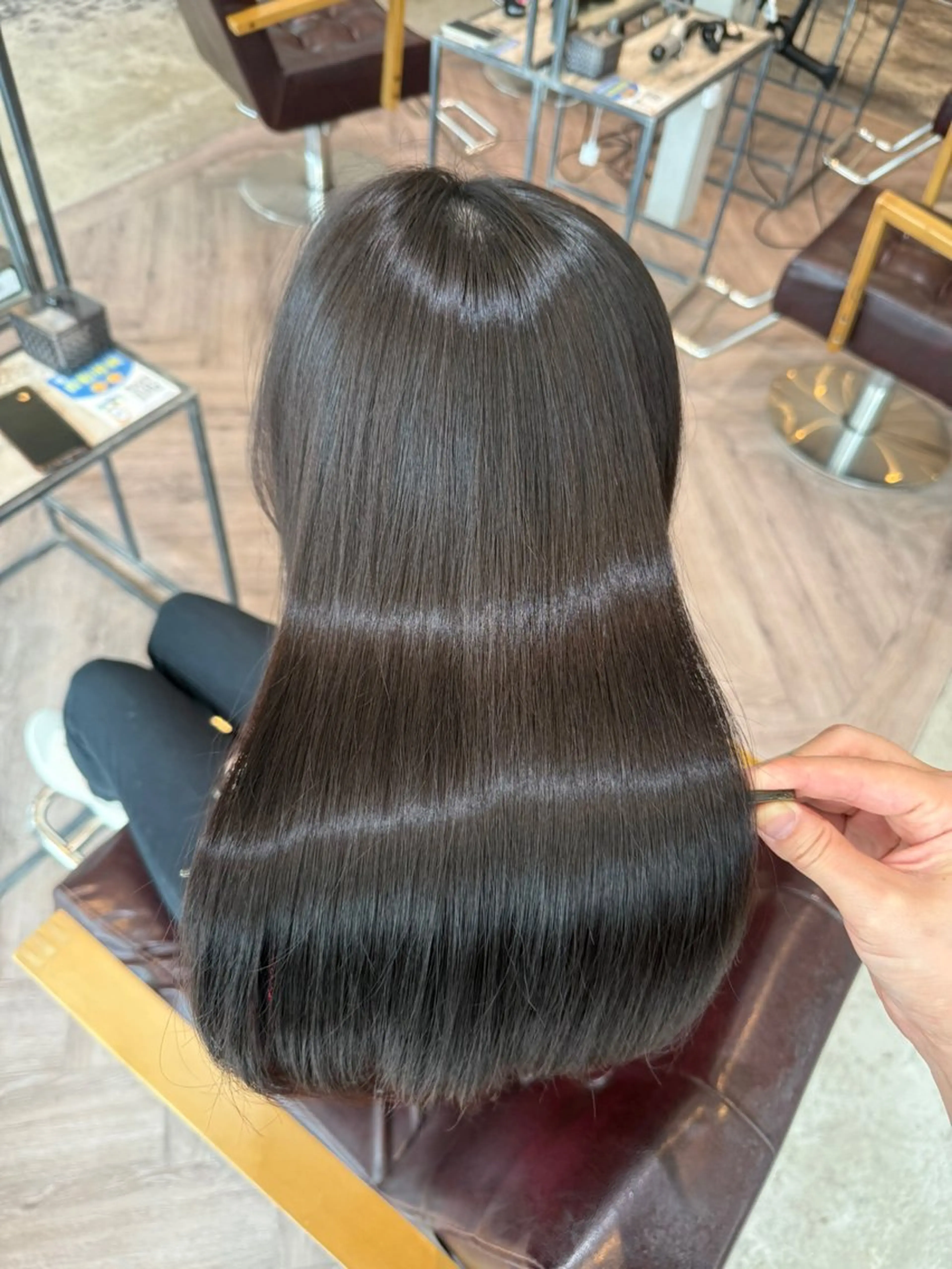 ミディアム 濱田 光希のヘアスタイル