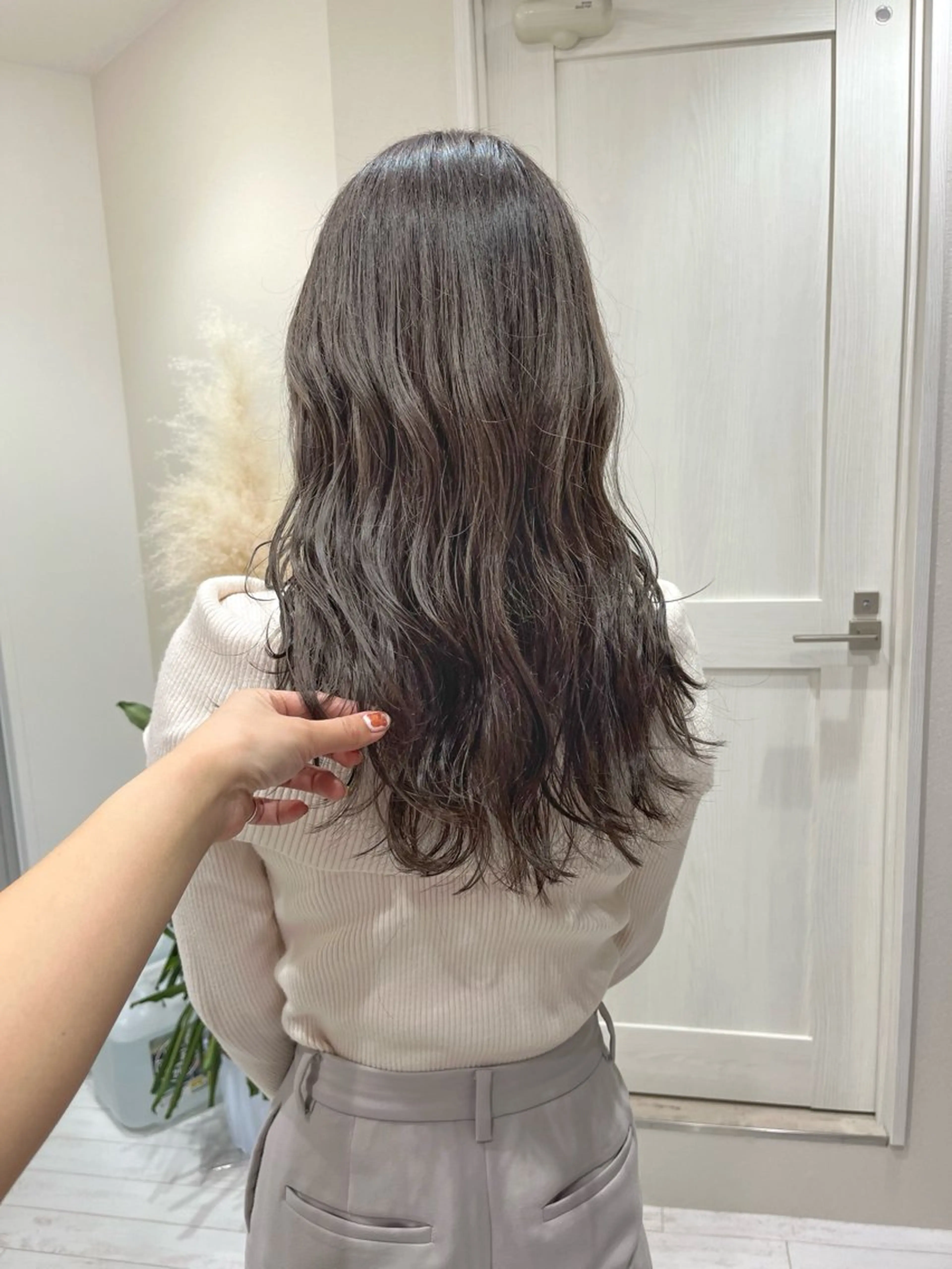 セミロング カット ヘアカラー ボブ/レイヤー/ 茉莉花のヘアスタイル