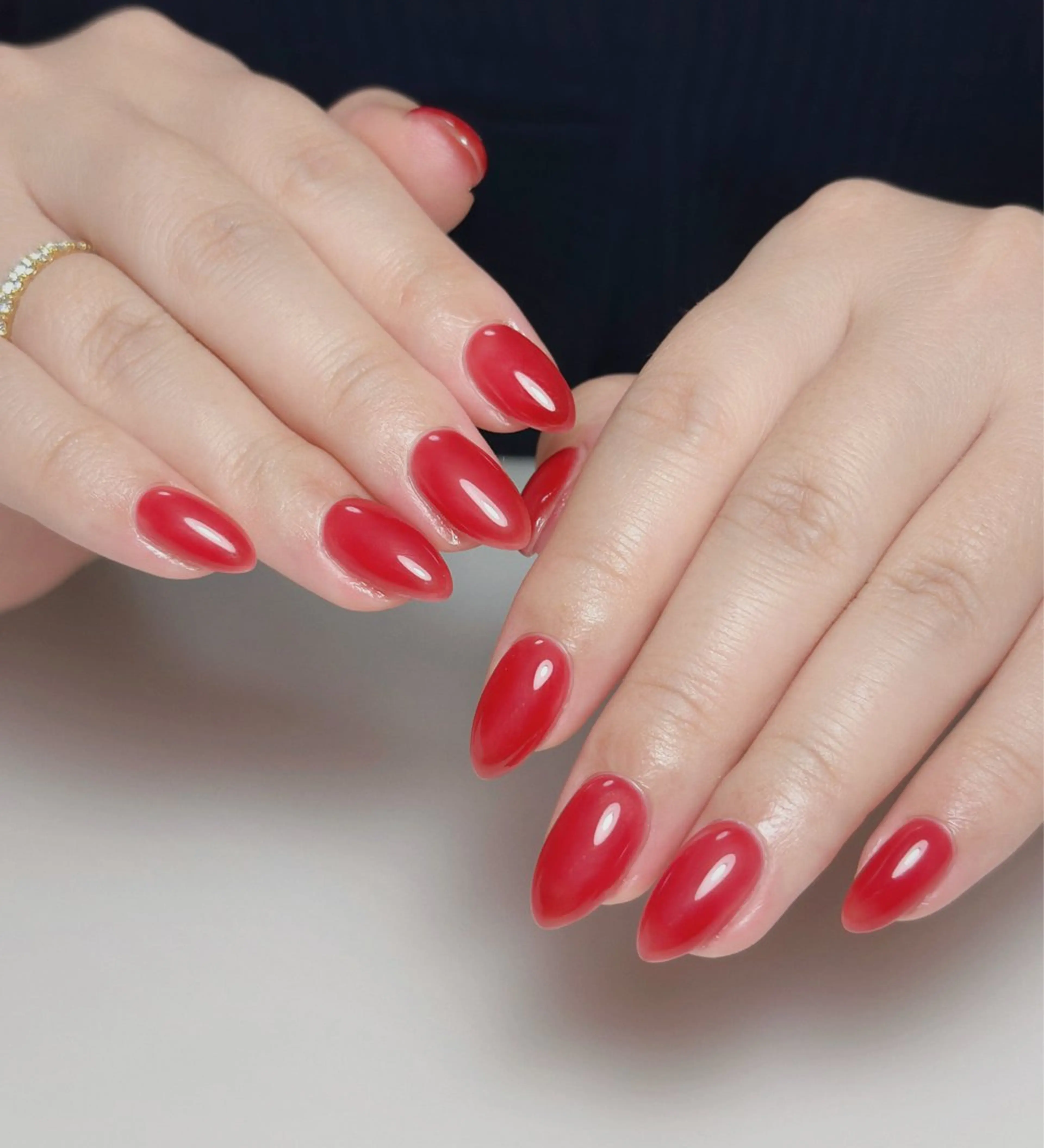 ネイル オーロラネイル 長さ出し フットネイル 韓国ネイル ラメ(グリッター) ハンドネイル 👍thumbs up nail👍のネイルデザイン