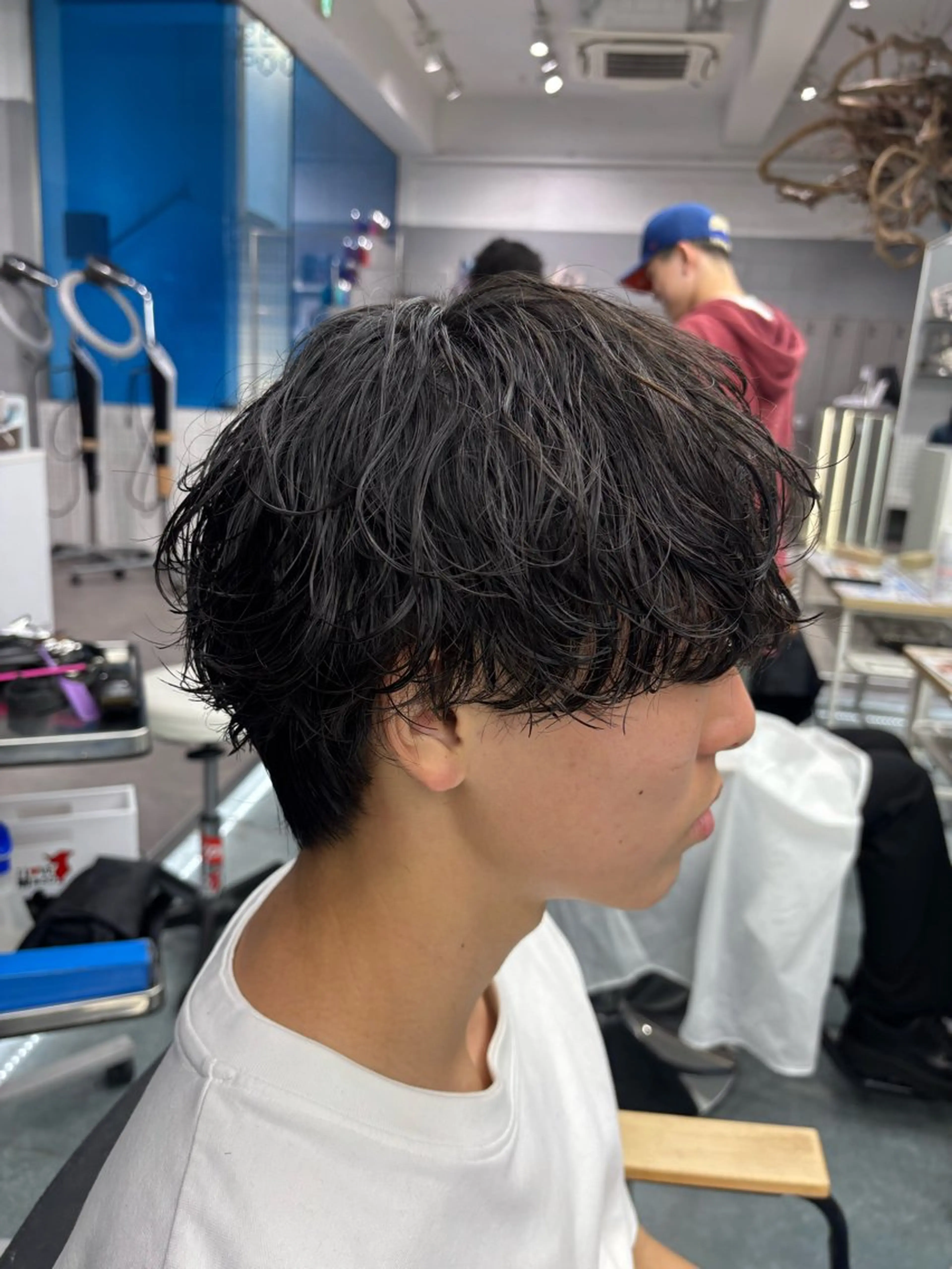 パーマ メンズ メンズパーマ カット パーマ メンズパーマ/韓国 ヘア/Mino🤍のヘアスタイル