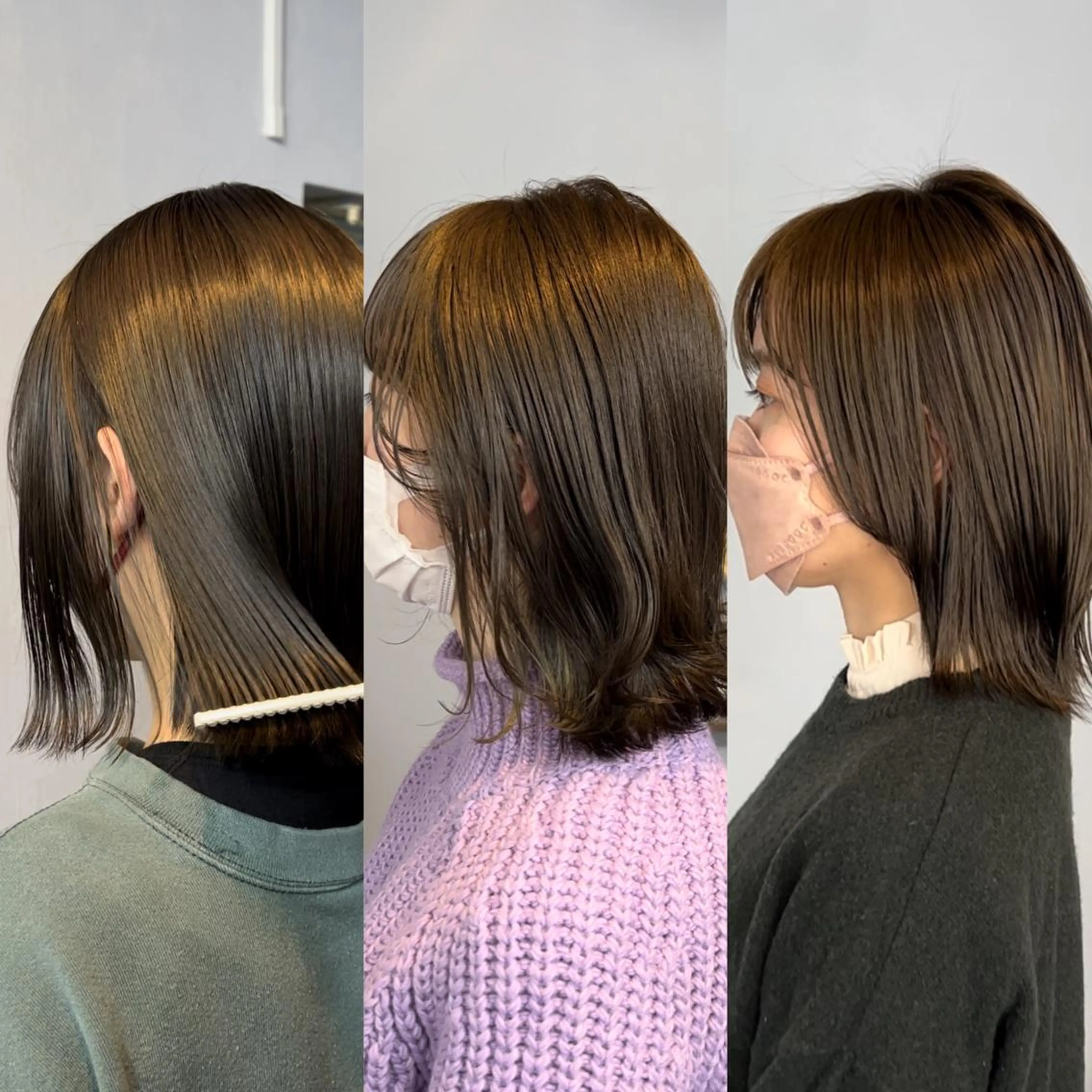 ミディアム カラー ベージュカラー 透明感カラー グレージュ オリーブベージュ オリーブカラー 🌈美髪✂︎艶色🎨 頭皮改善🍀TAKUのヘアスタイル