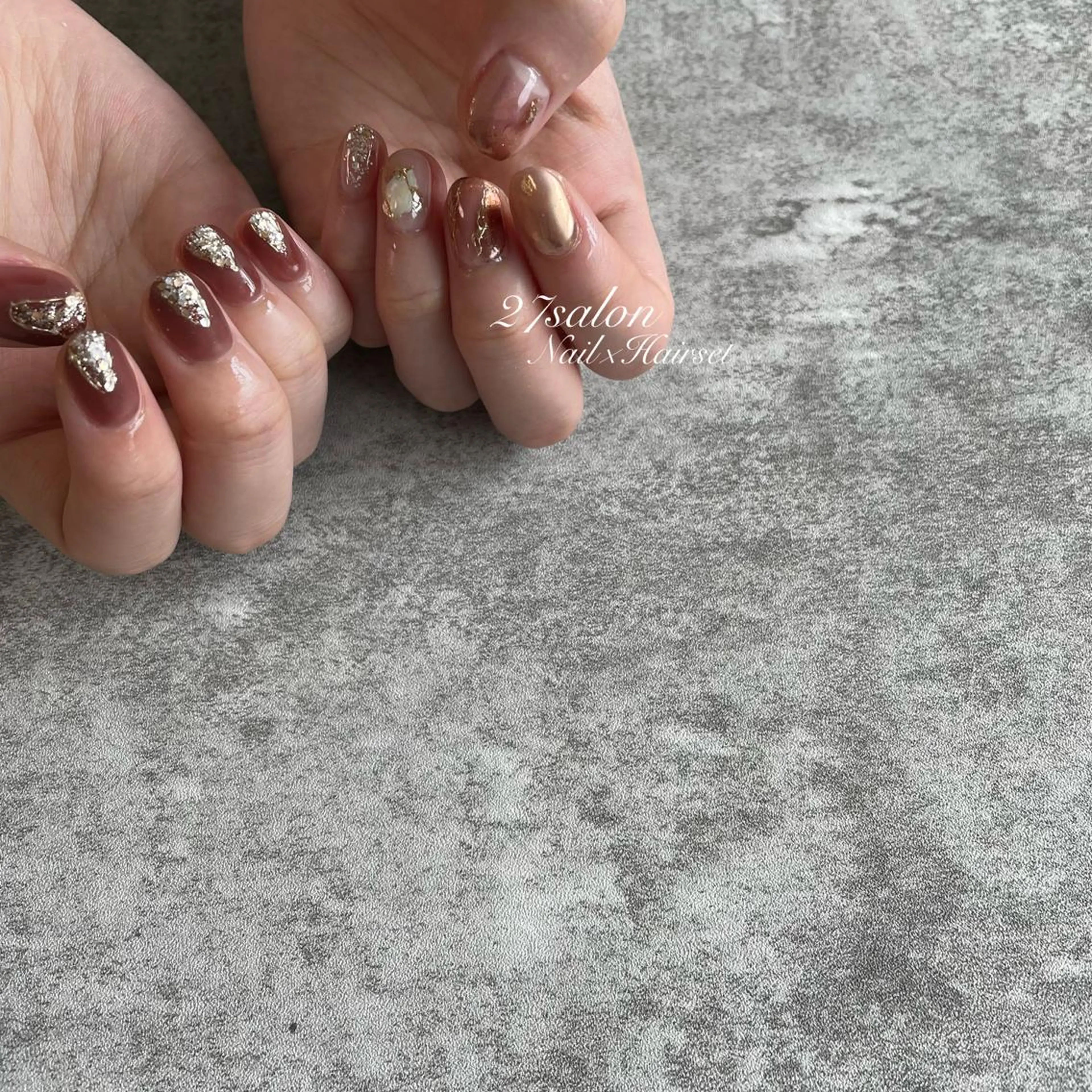 ネイル ニュアンスネイル 27salon yuinaのネイルデザイン