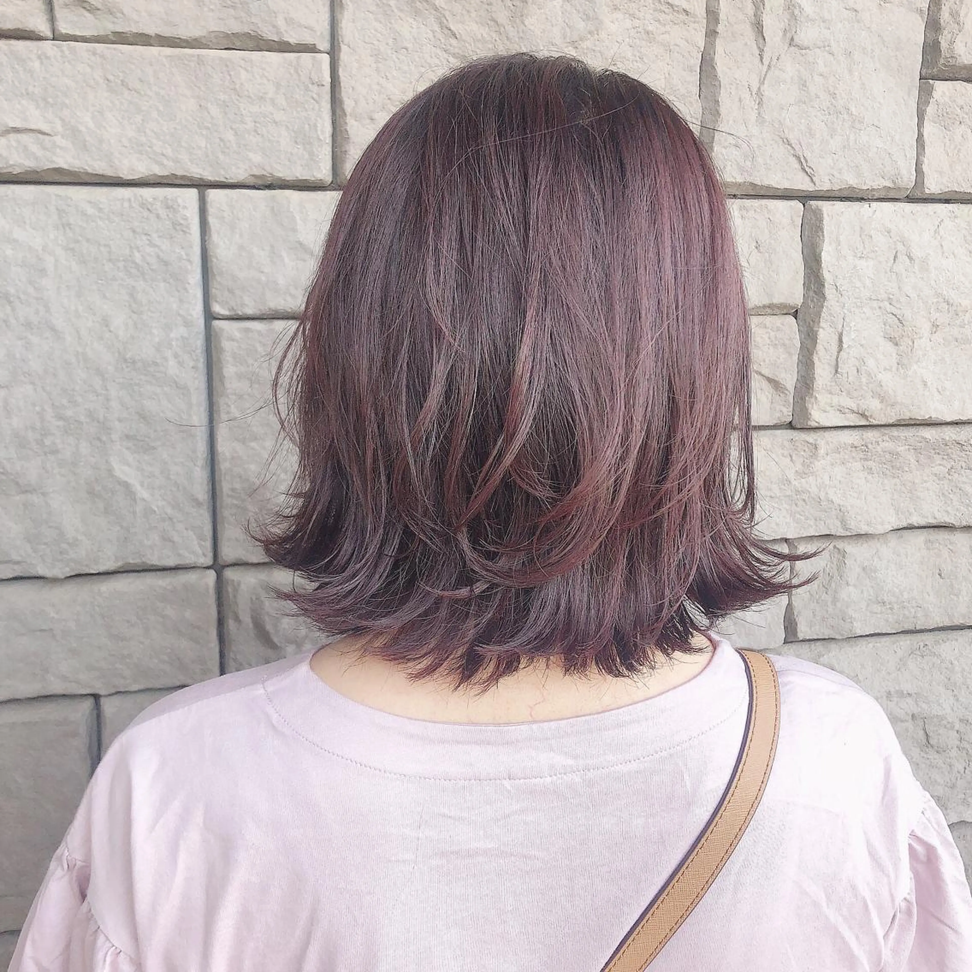 ミディアム カラー 店長/mao/ 前髪/顔周りカットのヘアスタイル