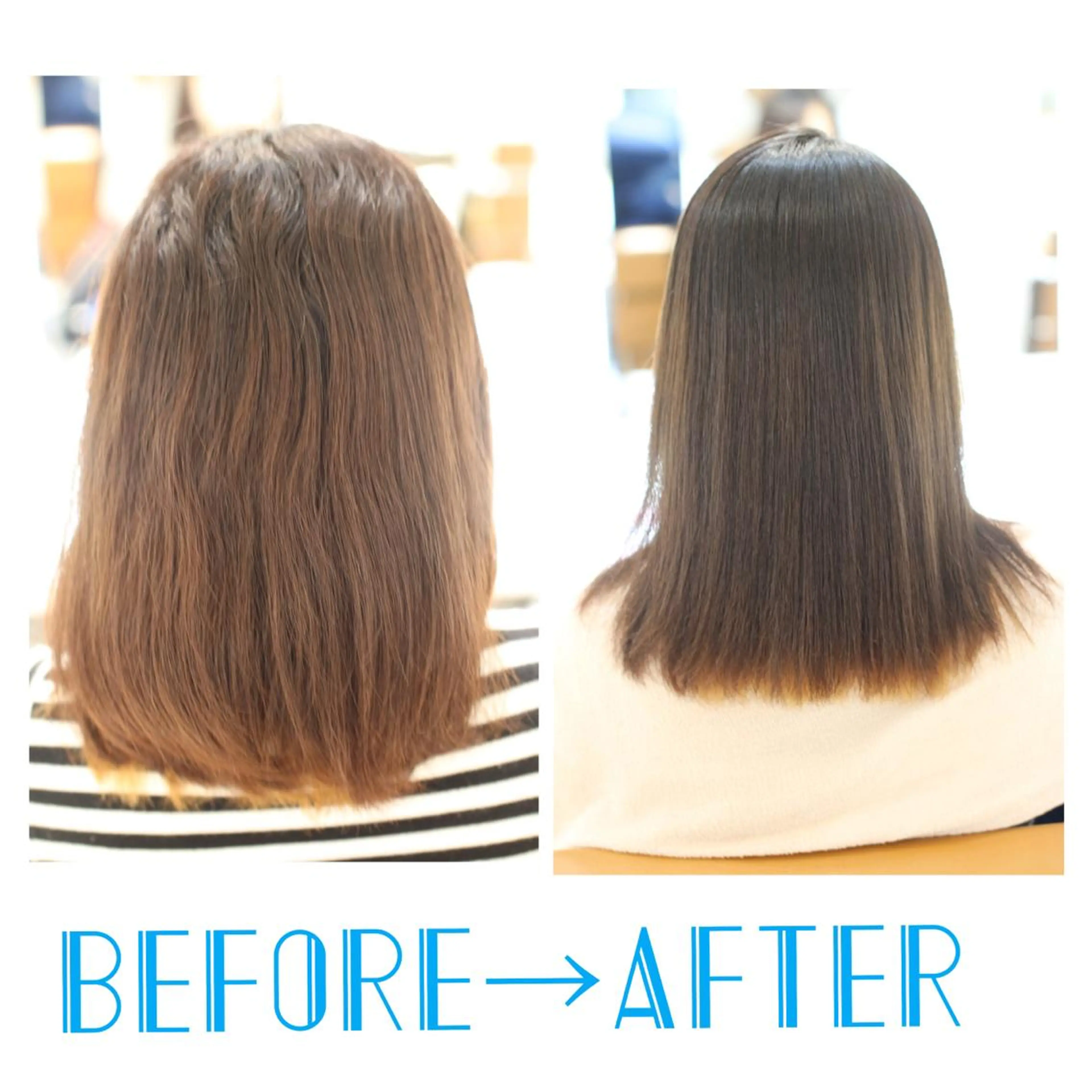 ミディアム 縮毛矯正 縮毛矯正＆髪質改善特化型サロン所属・髪質改善＆縮毛矯正 三上大地のヘアスタイル