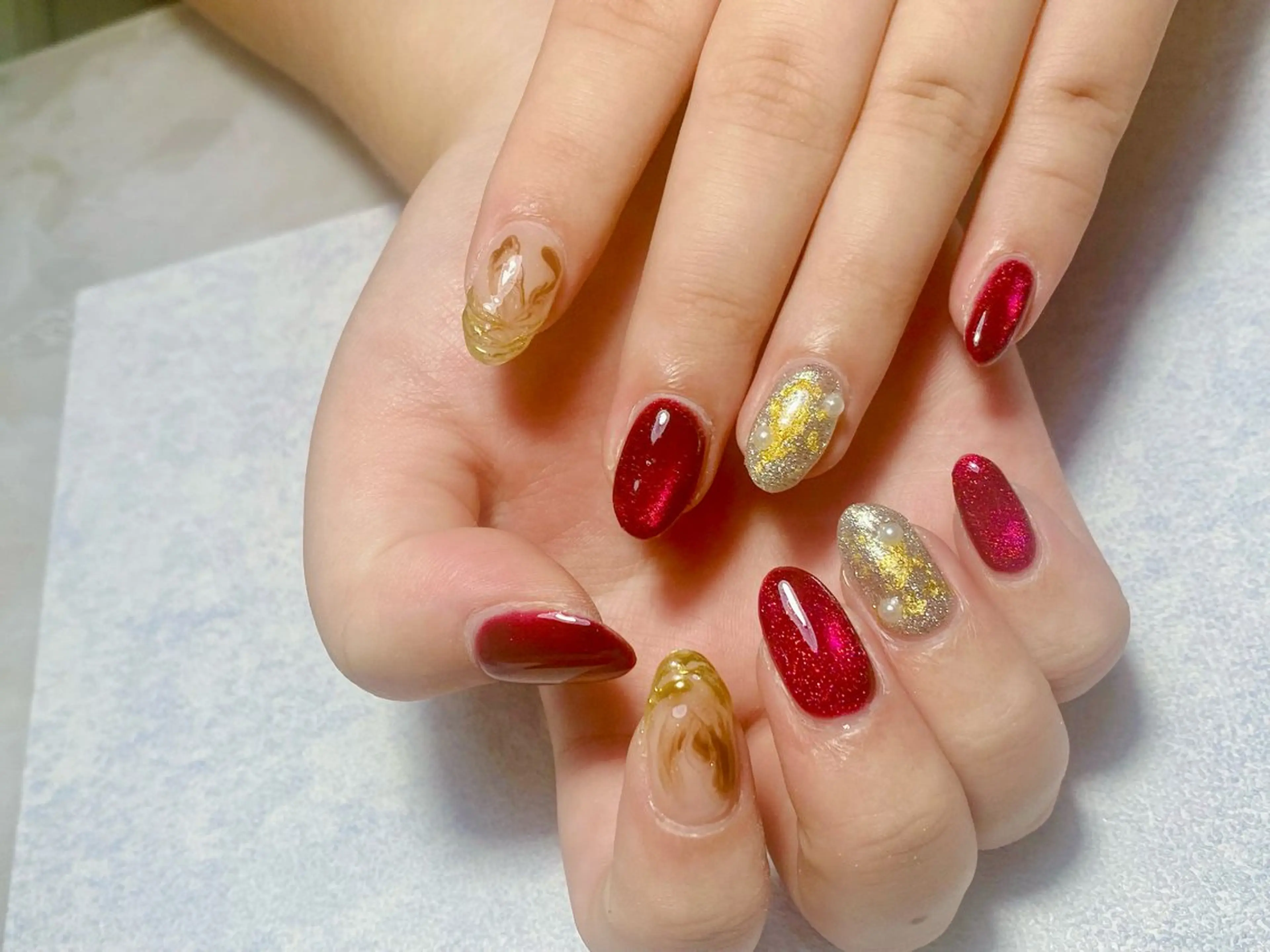 ネイル アートネイル フレンチネイル ジェルネイル グラデーション 韓国ネイル Nail Salon kihi大塚店のネイルデザイン