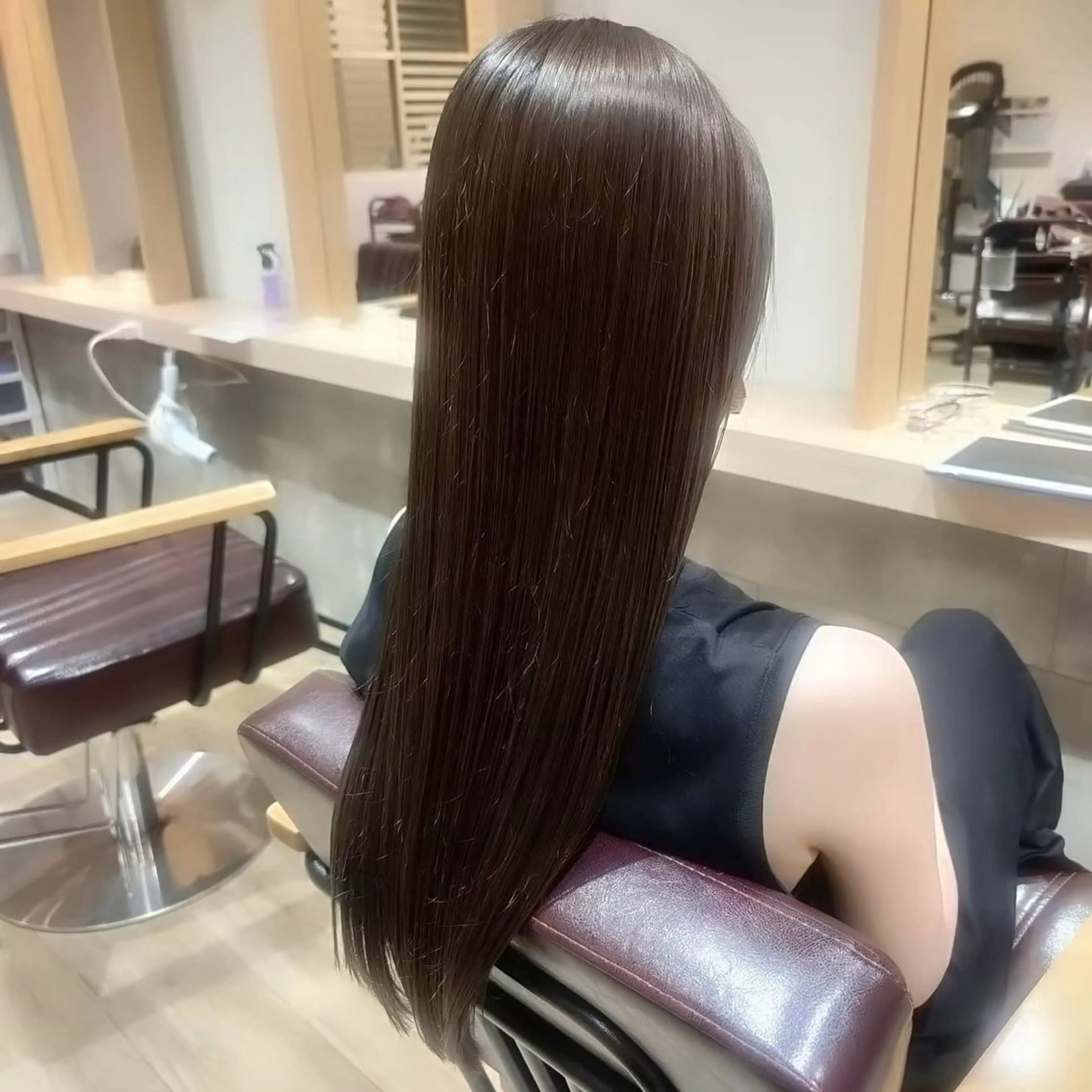 ロング メンズパーマ/透明感 カラー/徳田真緒のヘアスタイル