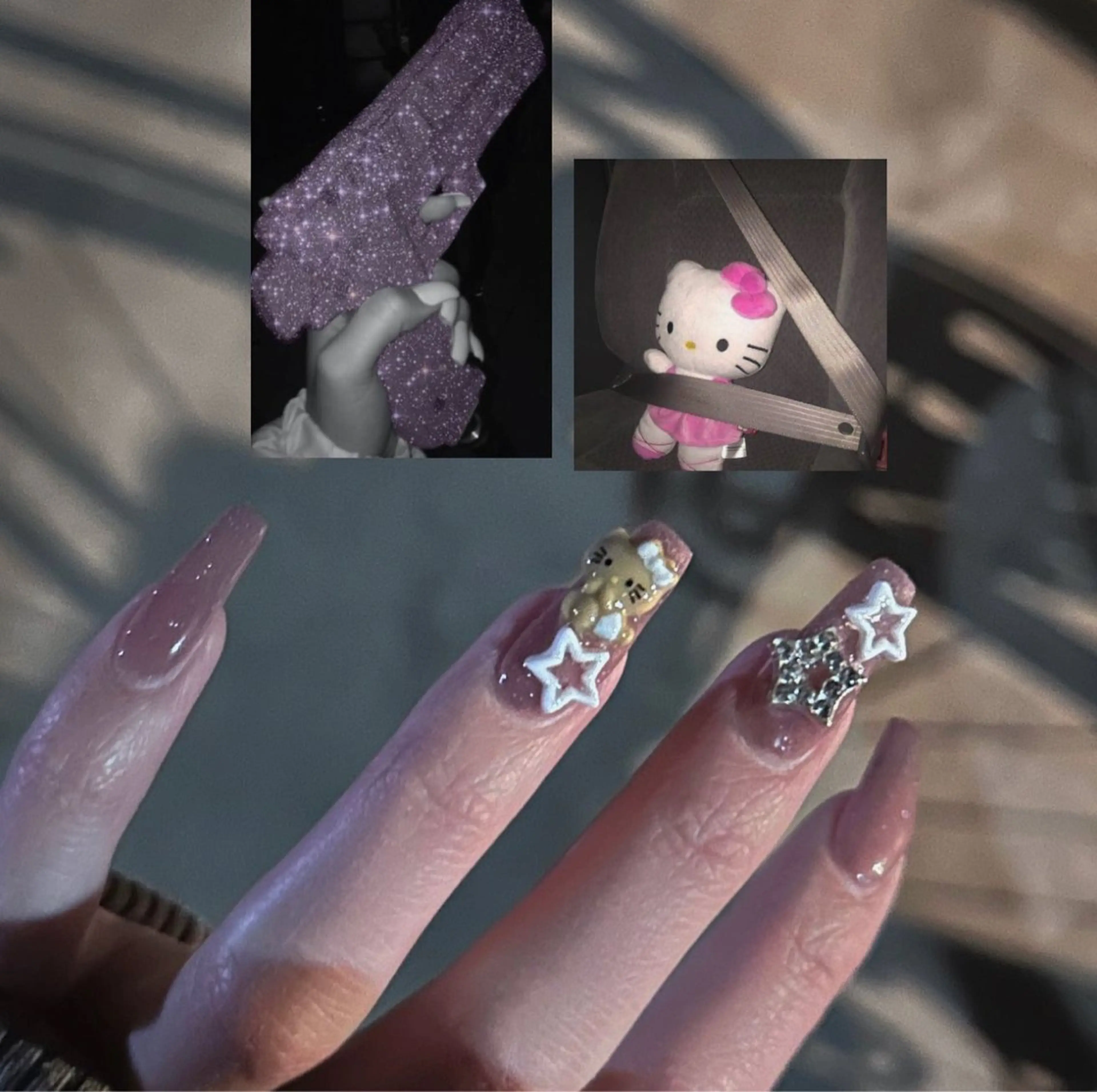 ネイル 夏ネイル ♱˖⁺ 𝒎𝒐𝒑𝒊 ⁺のネイルデザイン