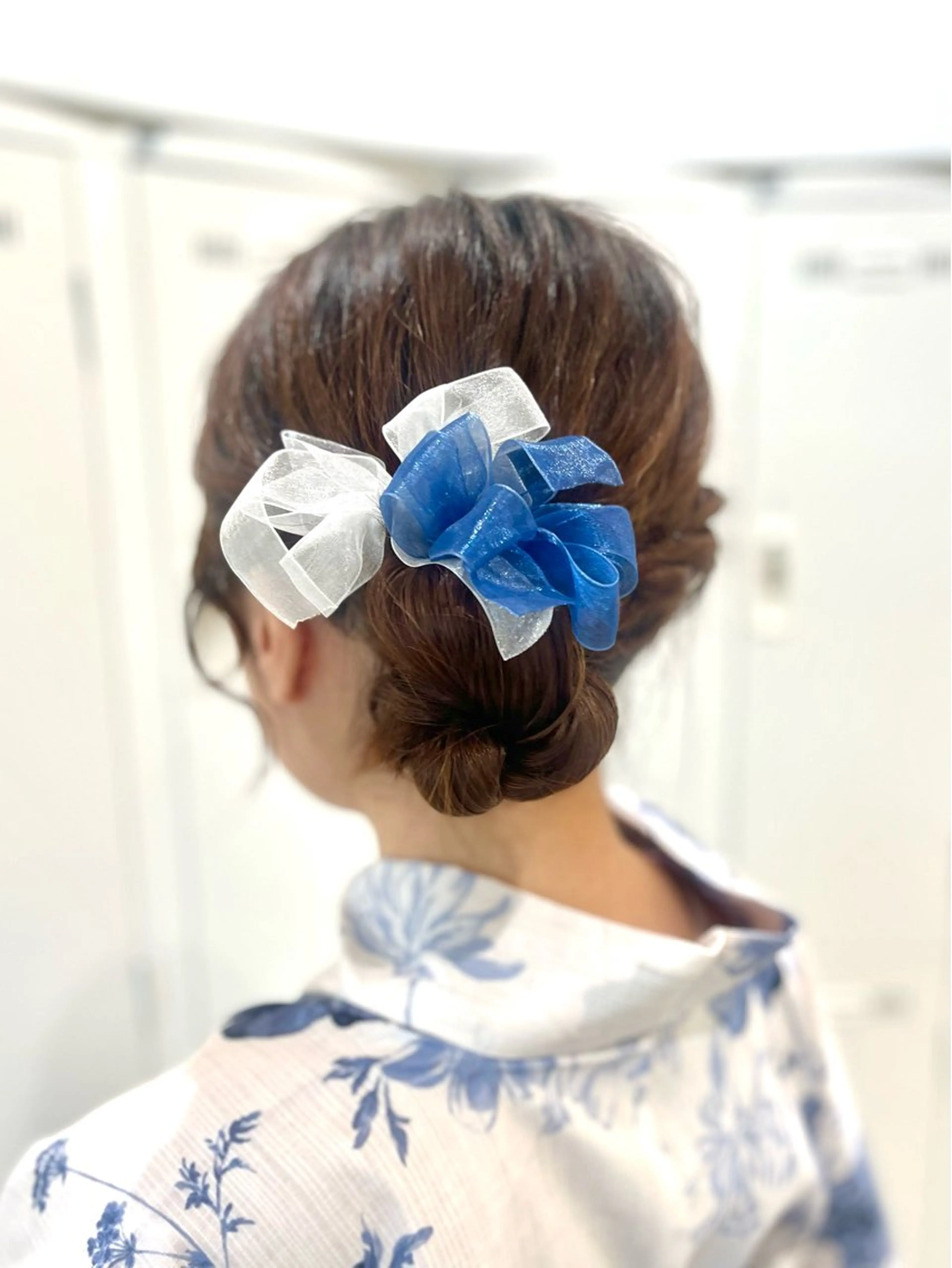 セミロング 着付け 透明感カラー🫧/ アレンジ/ayanoのヘアスタイル