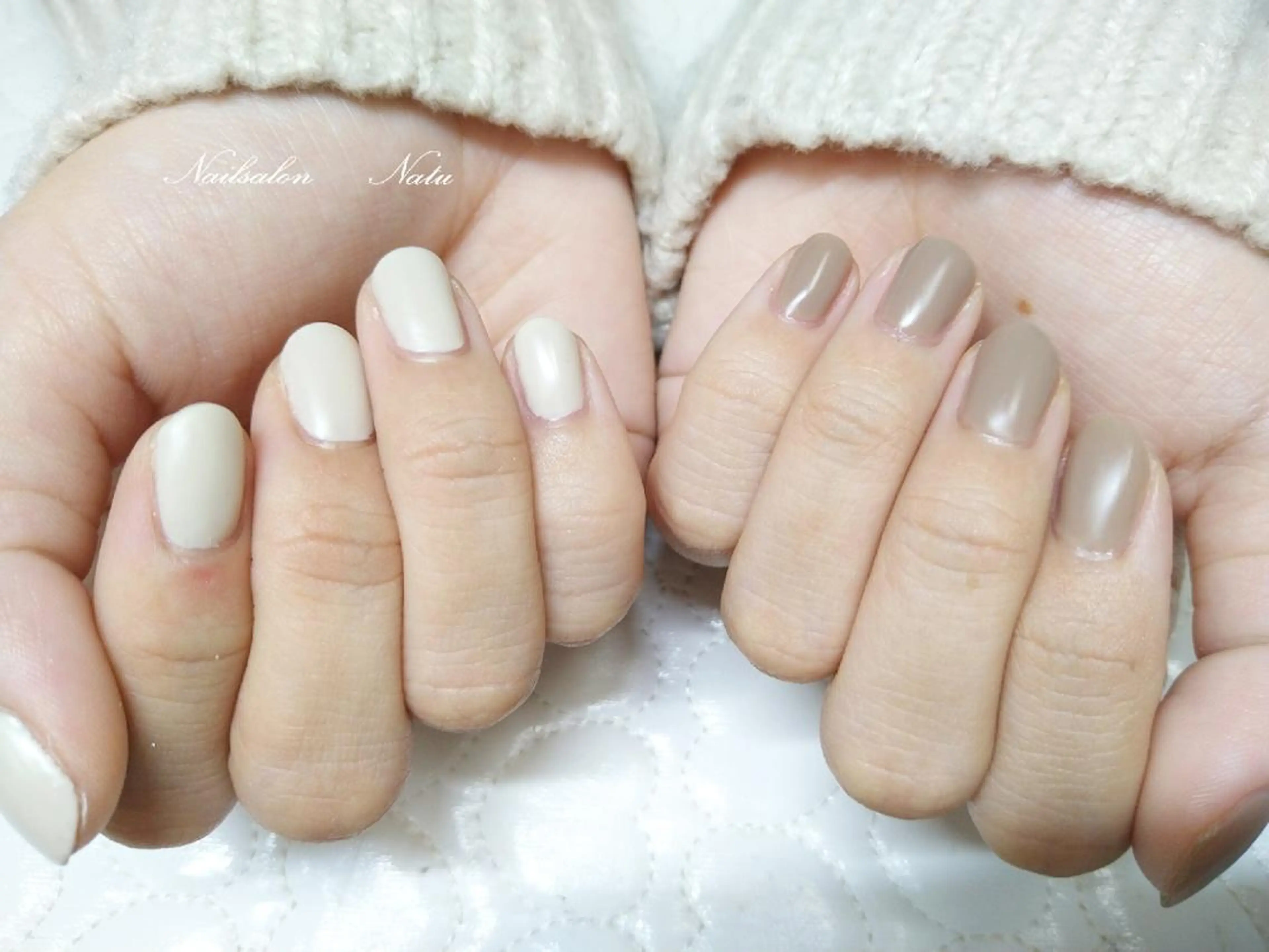 ネイル マットネイル nailsalon　 Natuのネイルデザイン
