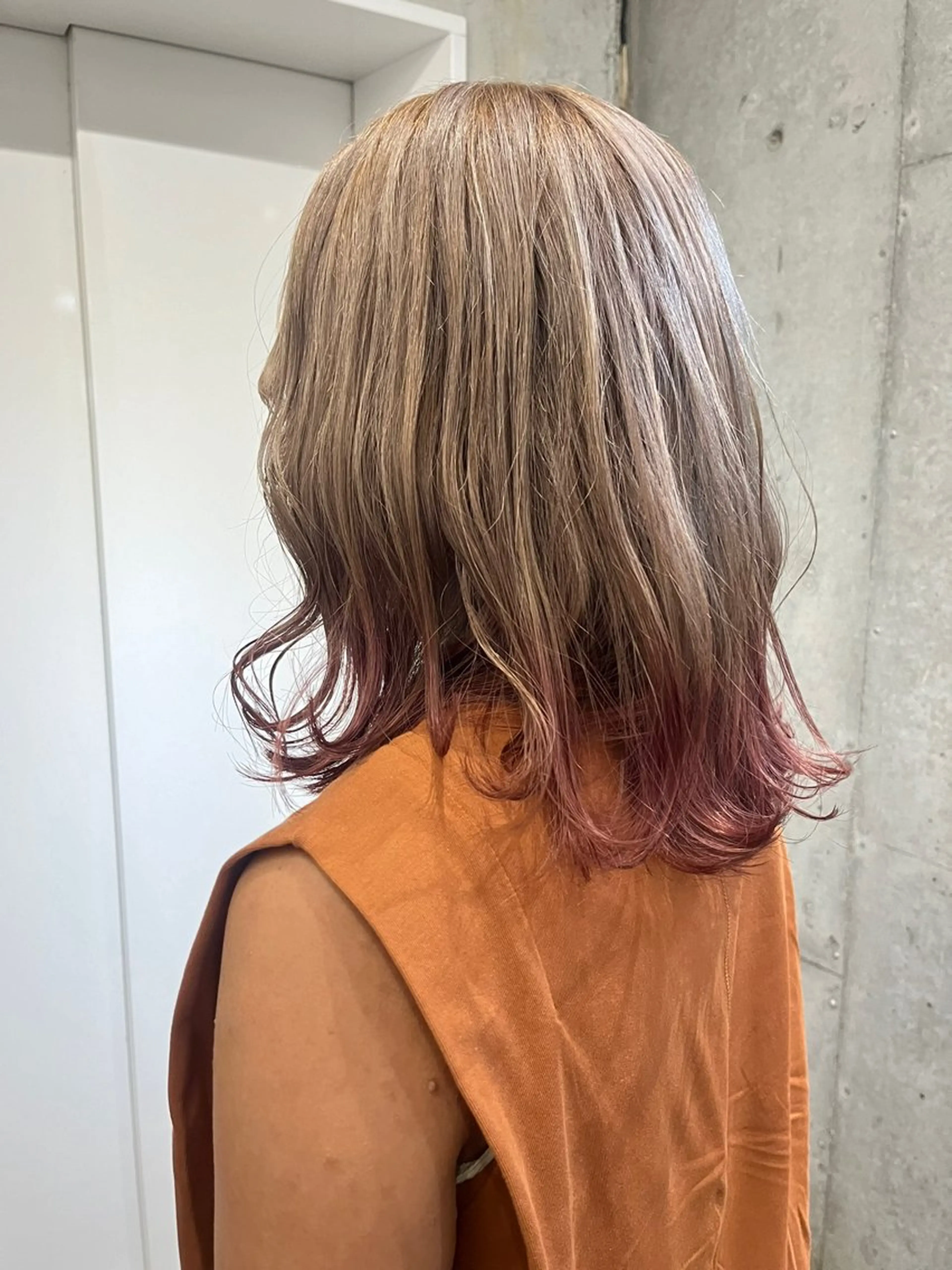 ミディアム ヘアカラー 駅チカ【ali'i】 アリイ花崎友美☘のヘアスタイル