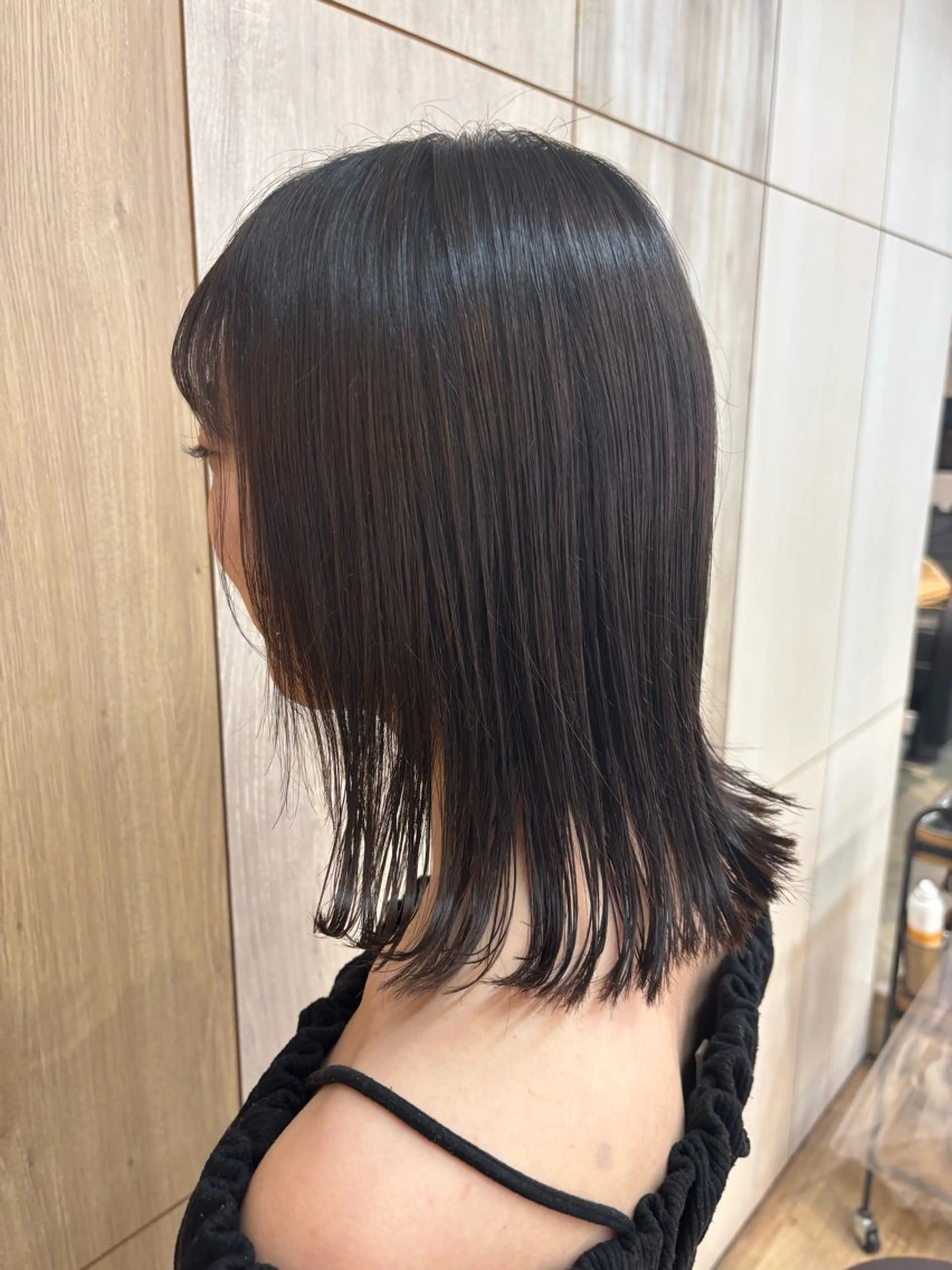 ミディアム カット ゆうこ🍀髪質改善/ ストレート/艶カラーのヘアスタイル