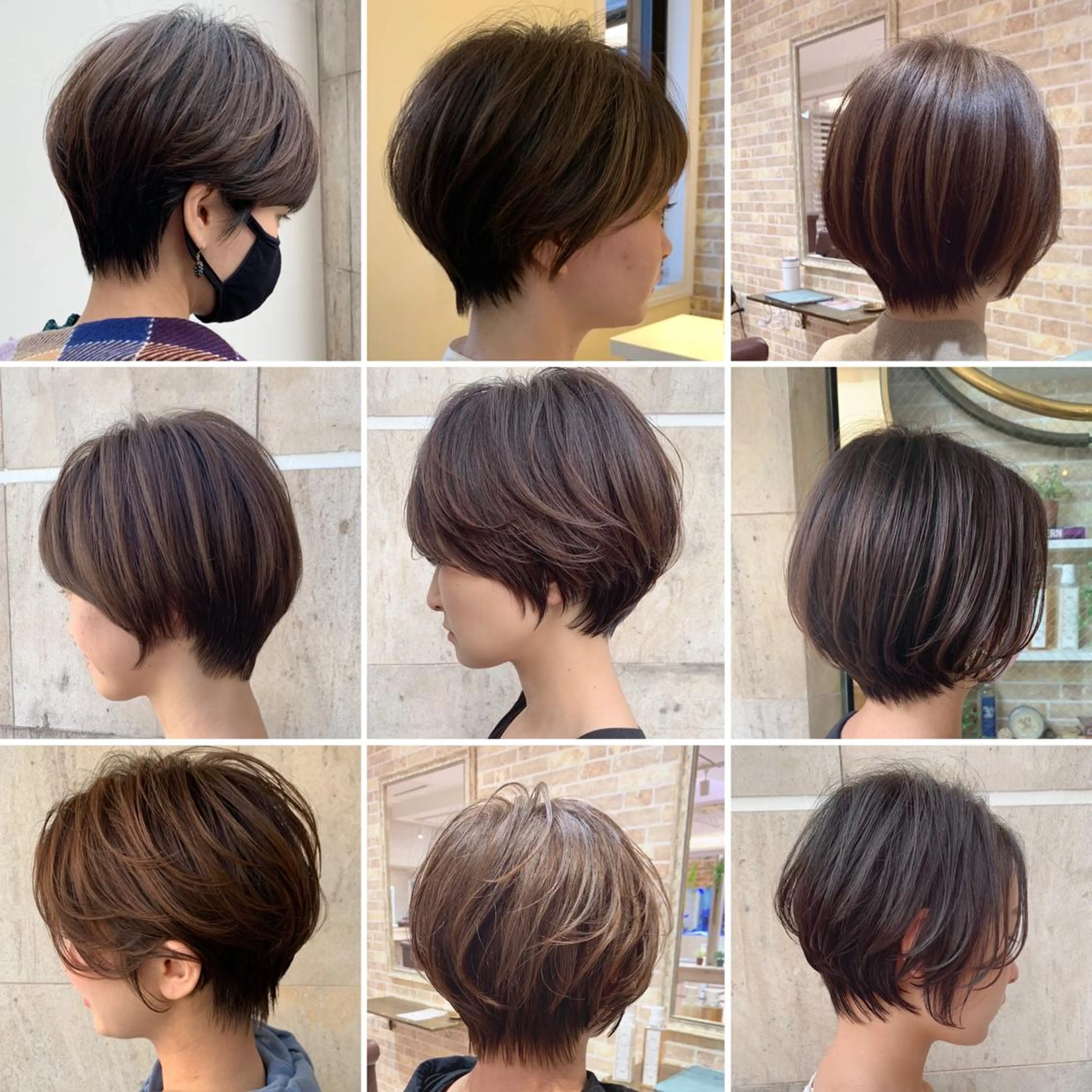 似合わせショートカット+ トリートメントの写真