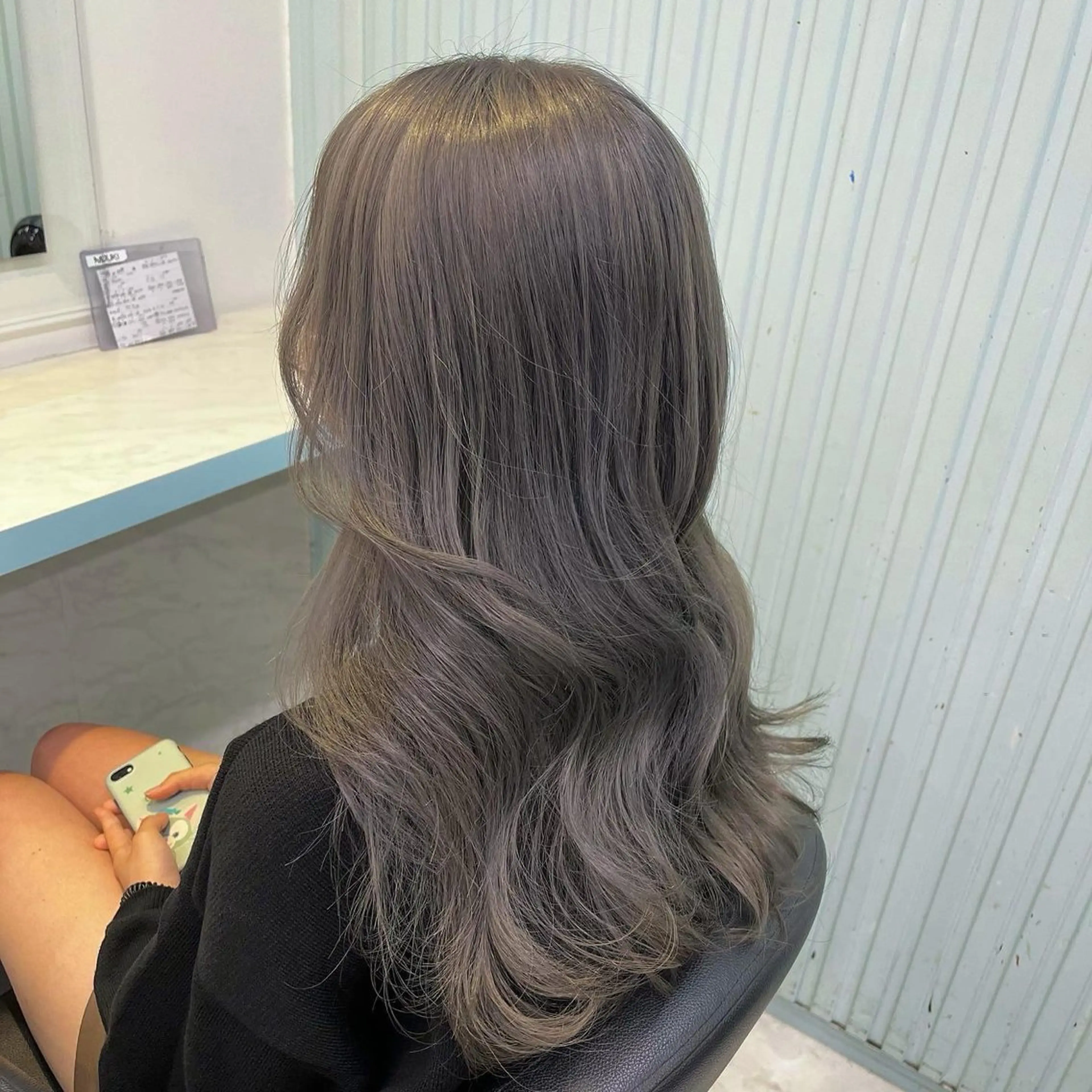 ロング カラー ヘアカラー トリートメント ブリーチカラー 🩵MIZUKIのヘアスタイル