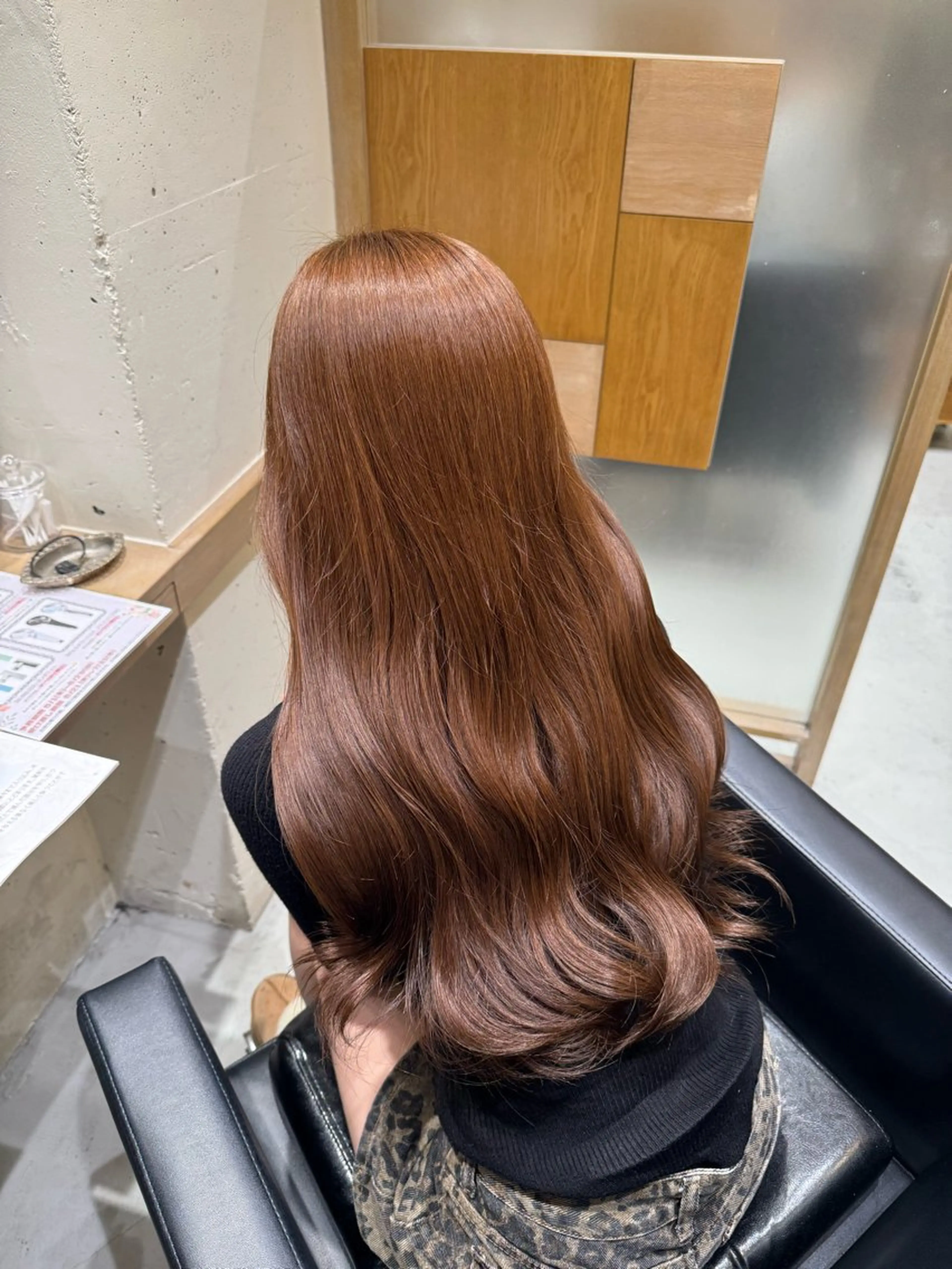 ロング カット ヘアカラー トリートメント 透明感カラー/顔周り カット/レイヤーにかのヘアスタイル