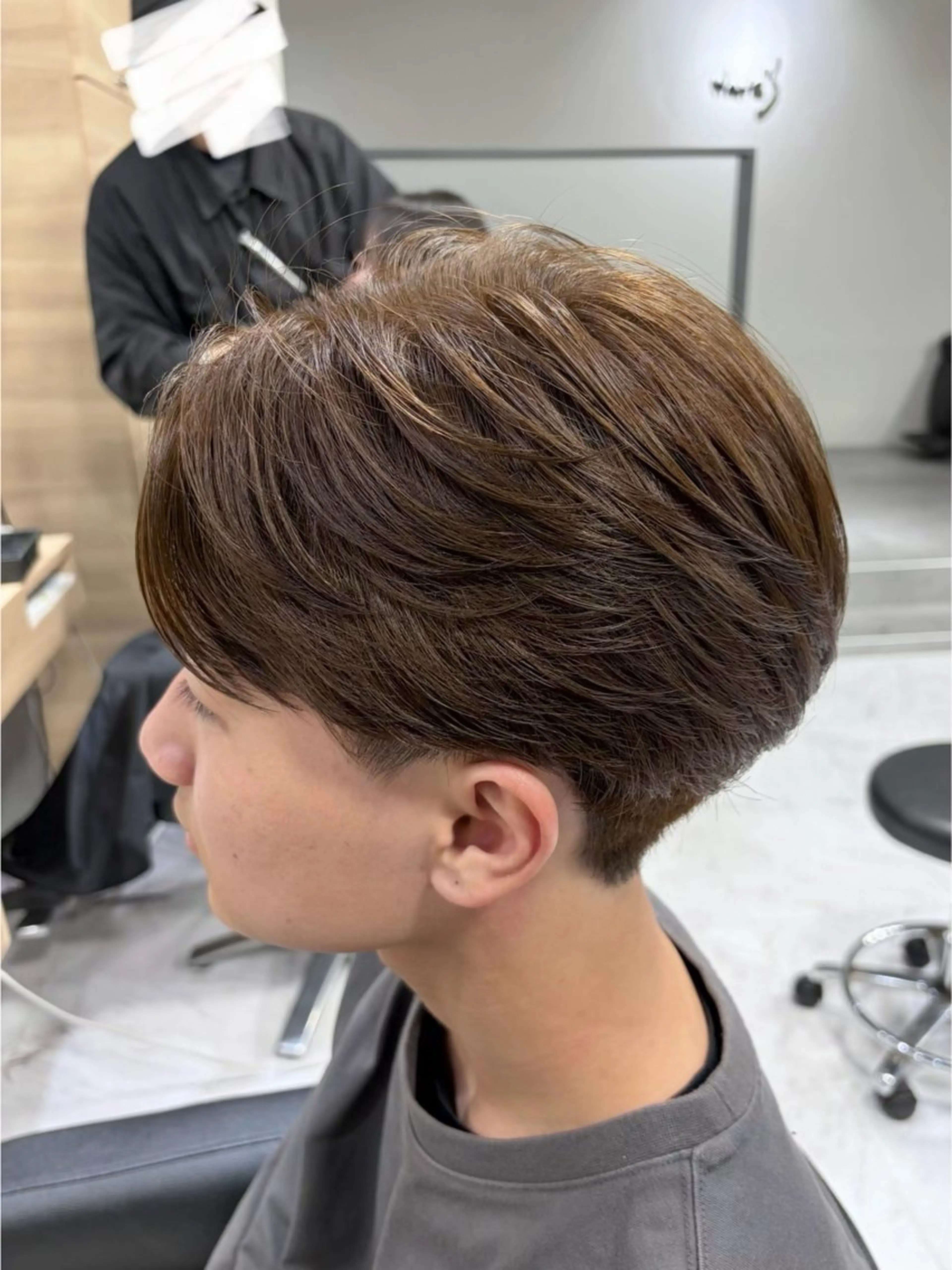 カラー メンズ メンズブリーチ ブリーチ ブリーチなしカラー カット ヘアカラー 🍒KUMAGAI 🍒のヘアスタイル