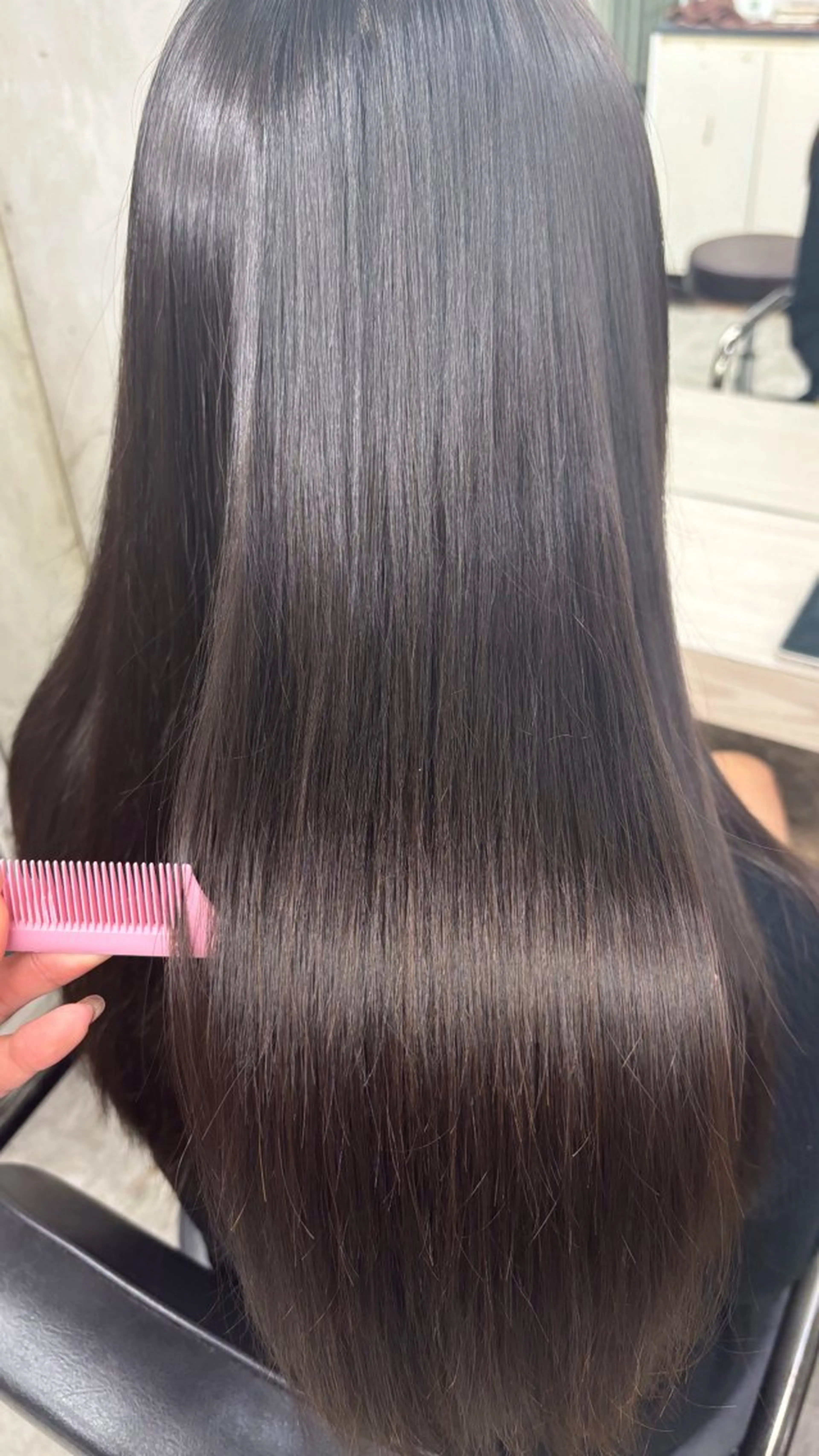 ロング カット 縮毛矯正 トリートメント Opus🐕kato Mizuki🐕のヘアスタイル