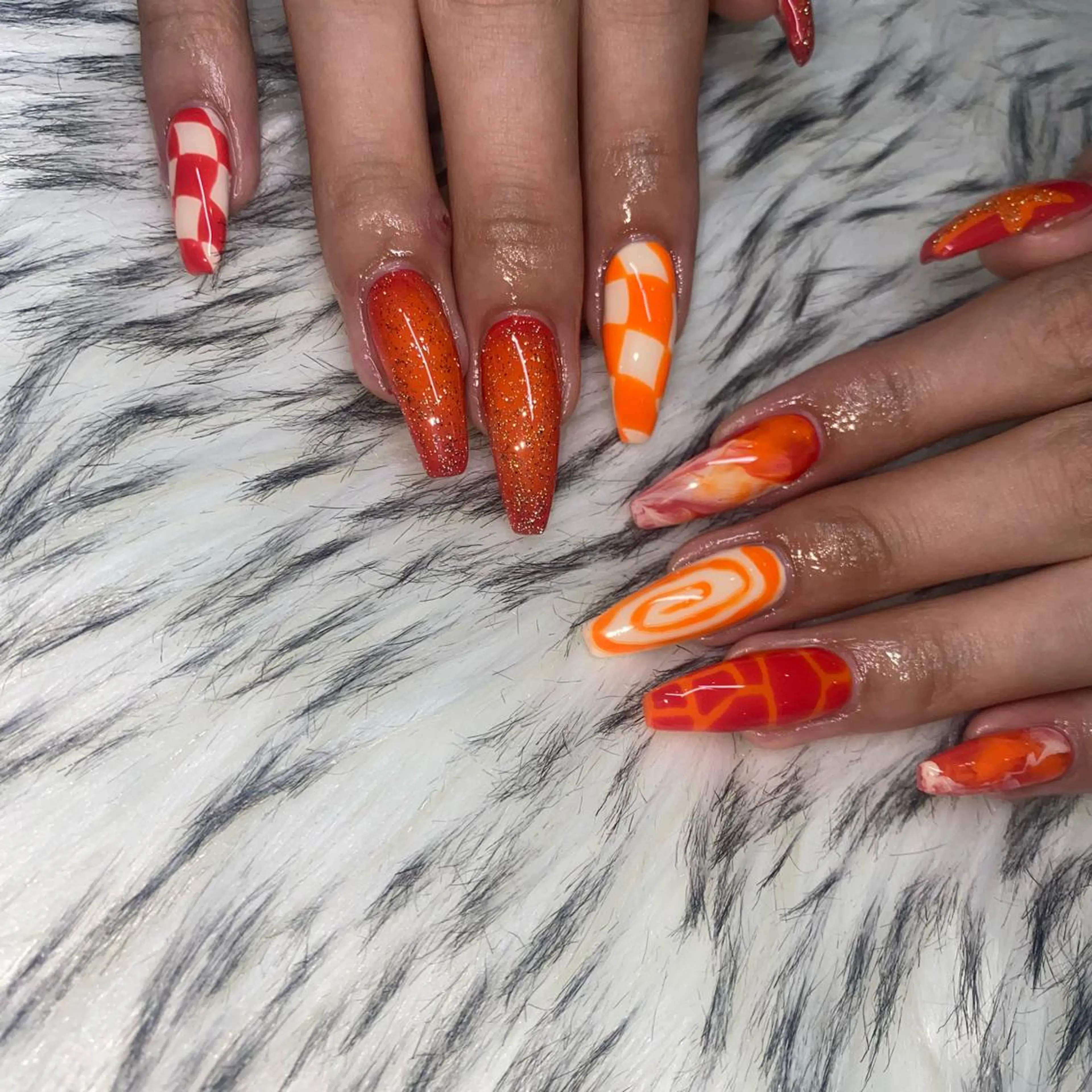 ネイル ハンドネイル la vie  Luire所属・la vie Luire ｱｽｶのネイルデザイン