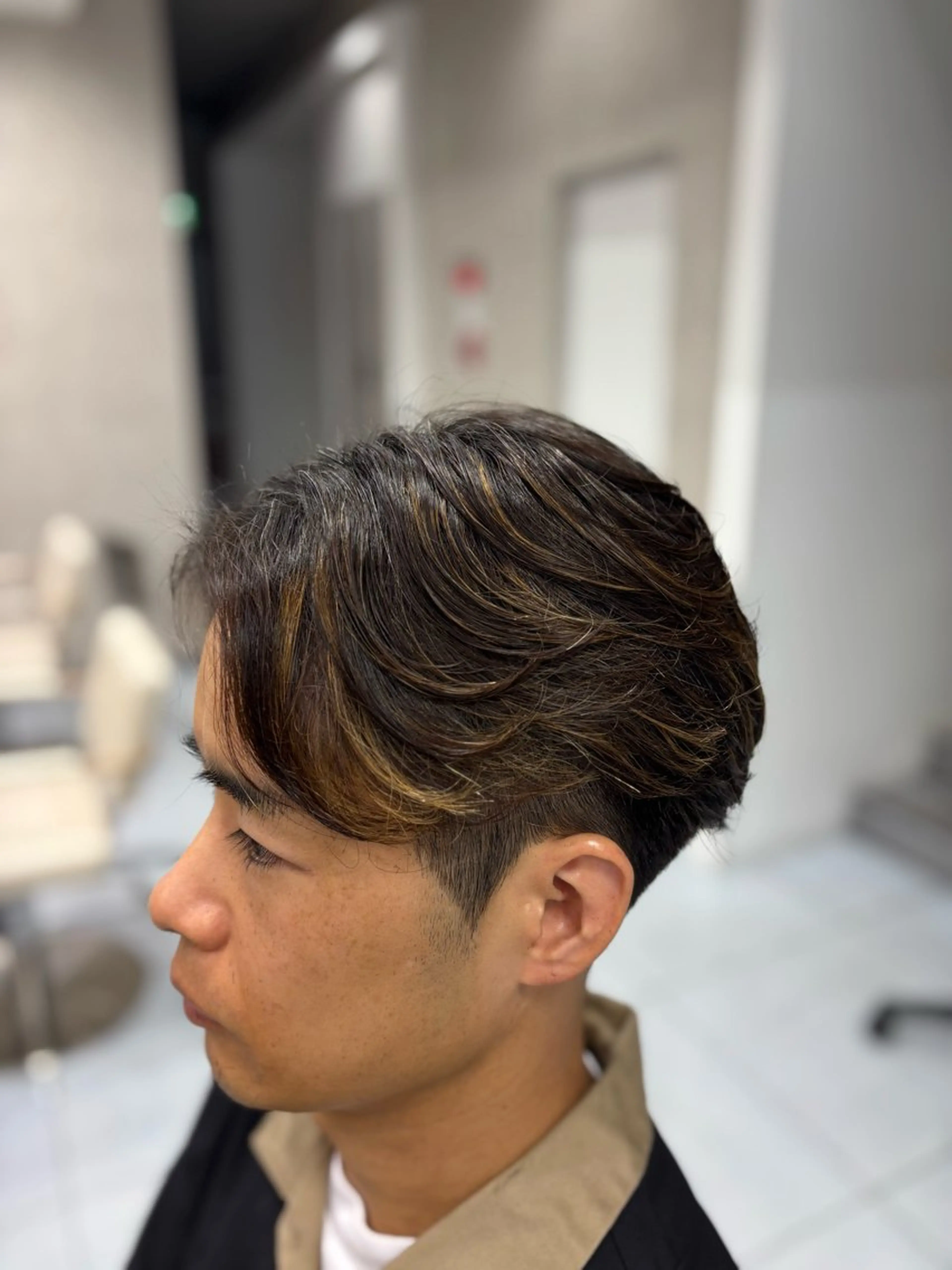 ショート パーマ メンズ カット パーマ メンズ特化韓国風 パーマスタイル/りんのヘアスタイル