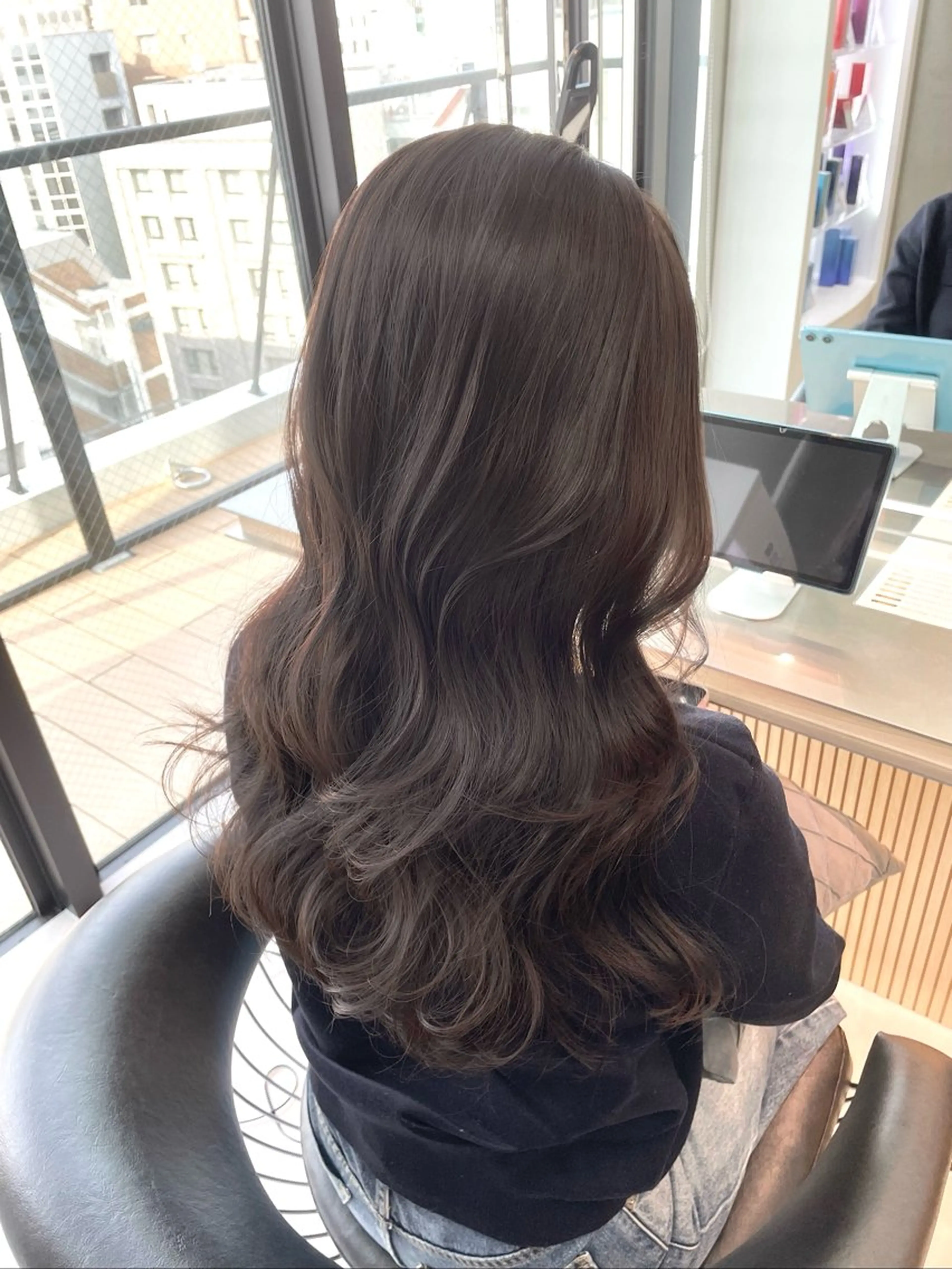 ロング 髪質改善 ブリーチなしWカラー ヘアセット🎀はるかのヘアスタイル