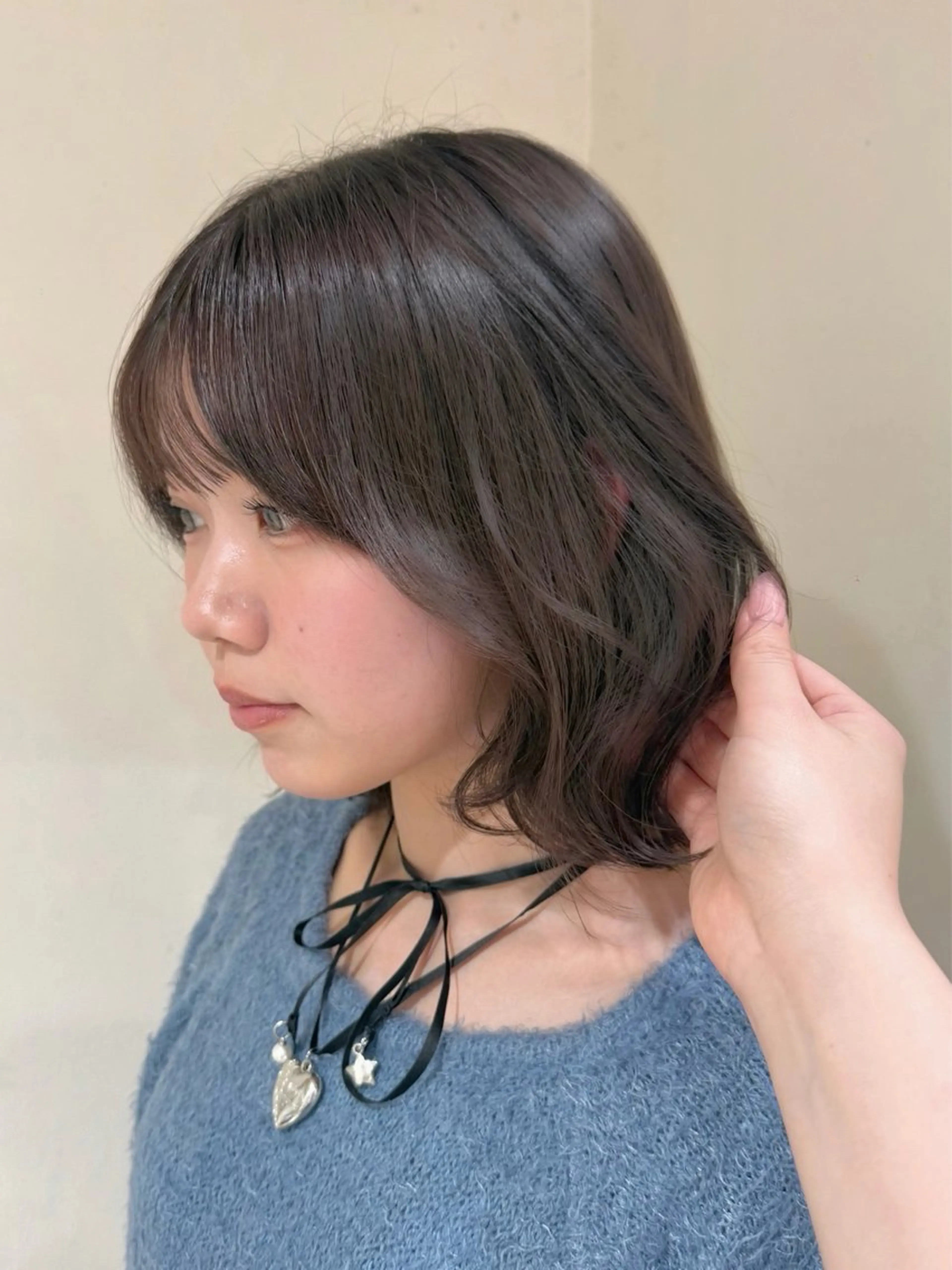 セミロング カット ヘアカラー トリートメント モテhair♡.* ﾏﾂｴｸ/さくら🍨のヘアスタイル