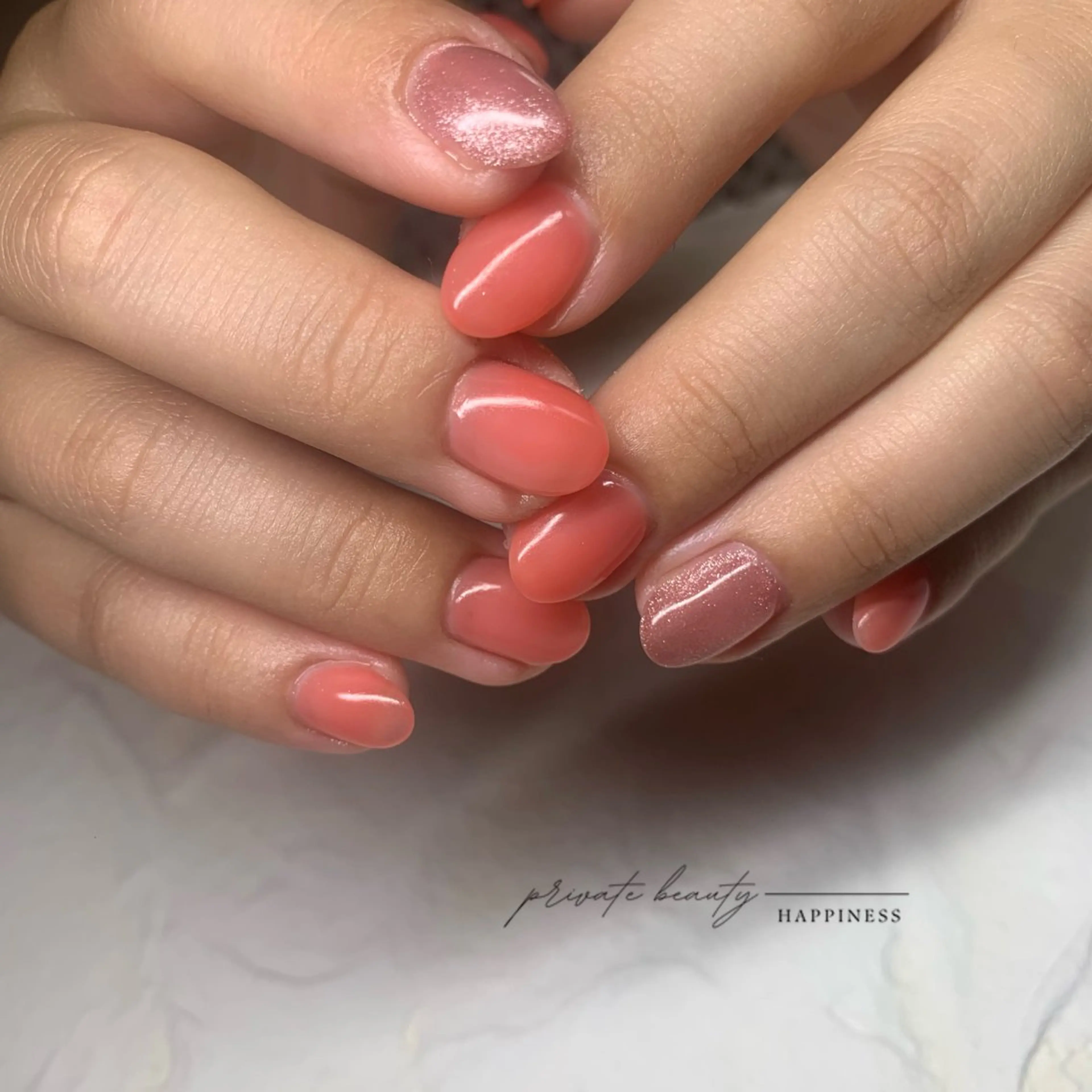 ネイル ジェルネイル ロングネイル スカルプネイル ネイルチップ ワンホンネイル ハンドネイル happiness nailのネイルデザイン