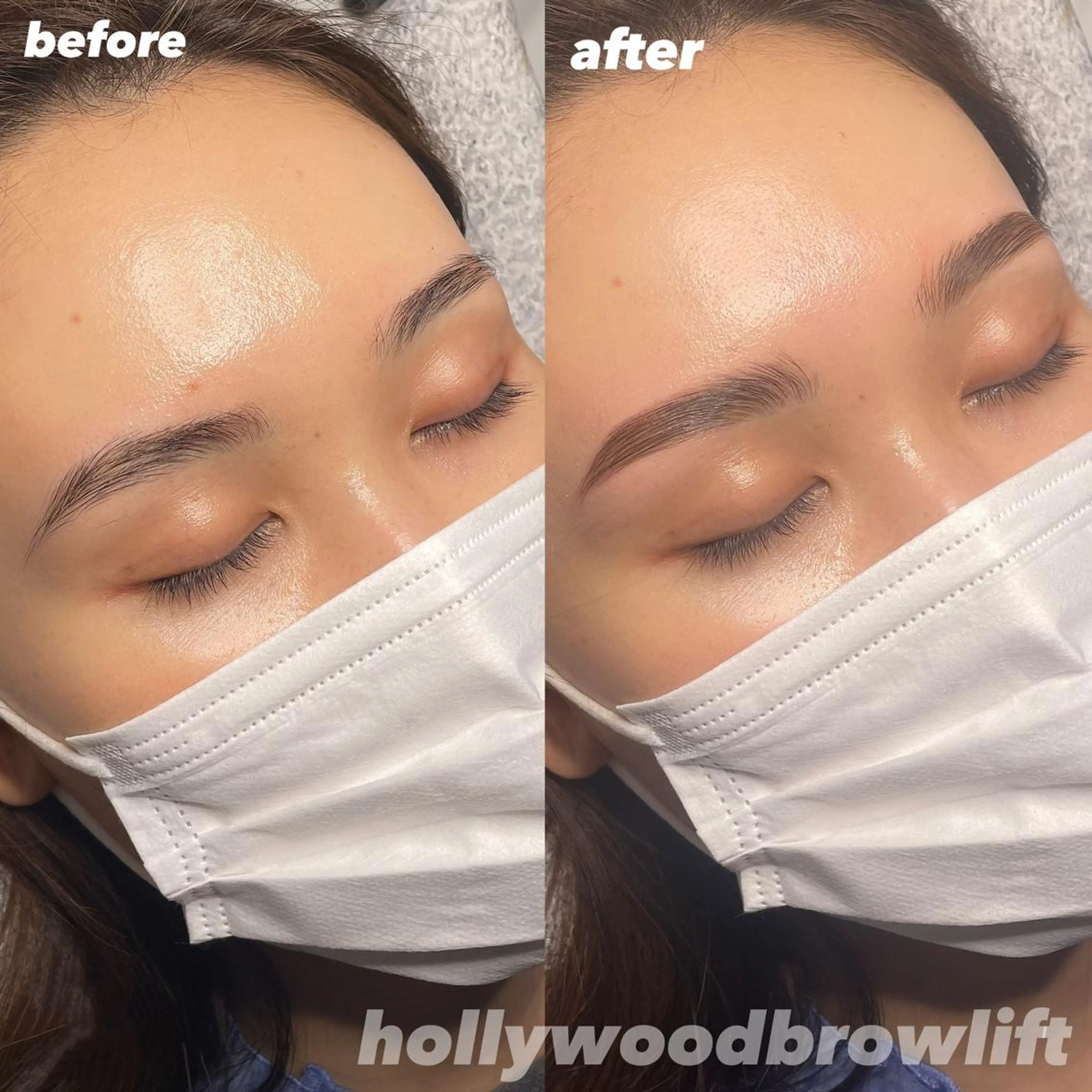 【平日11時​〜​16時受付までのご予約】ハリウッドブロウリフト（眉周りワックス脱毛込み、毛量調整されたい方は＋550円）の写真