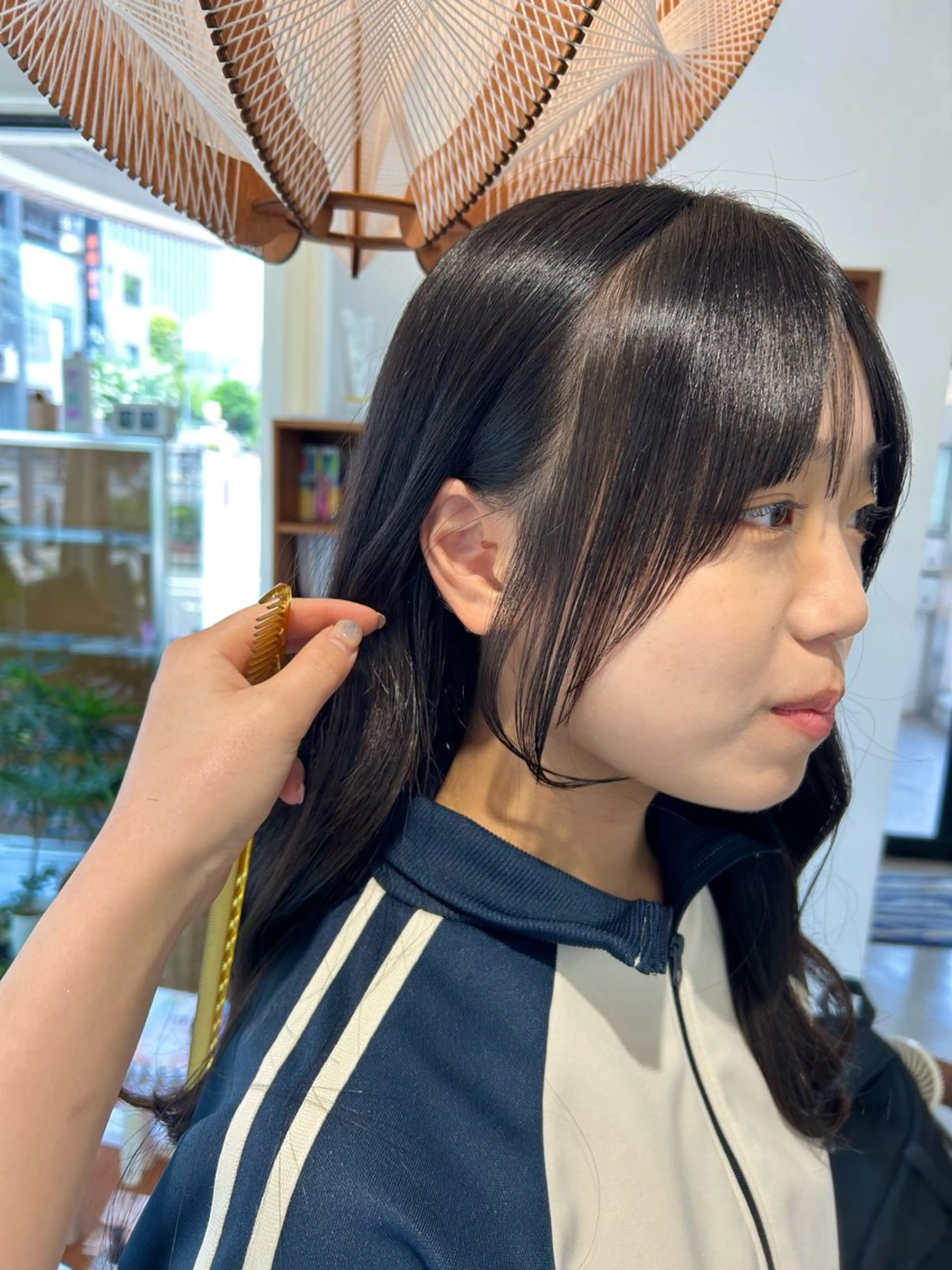 ロング 藤原 あかりのヘアスタイル