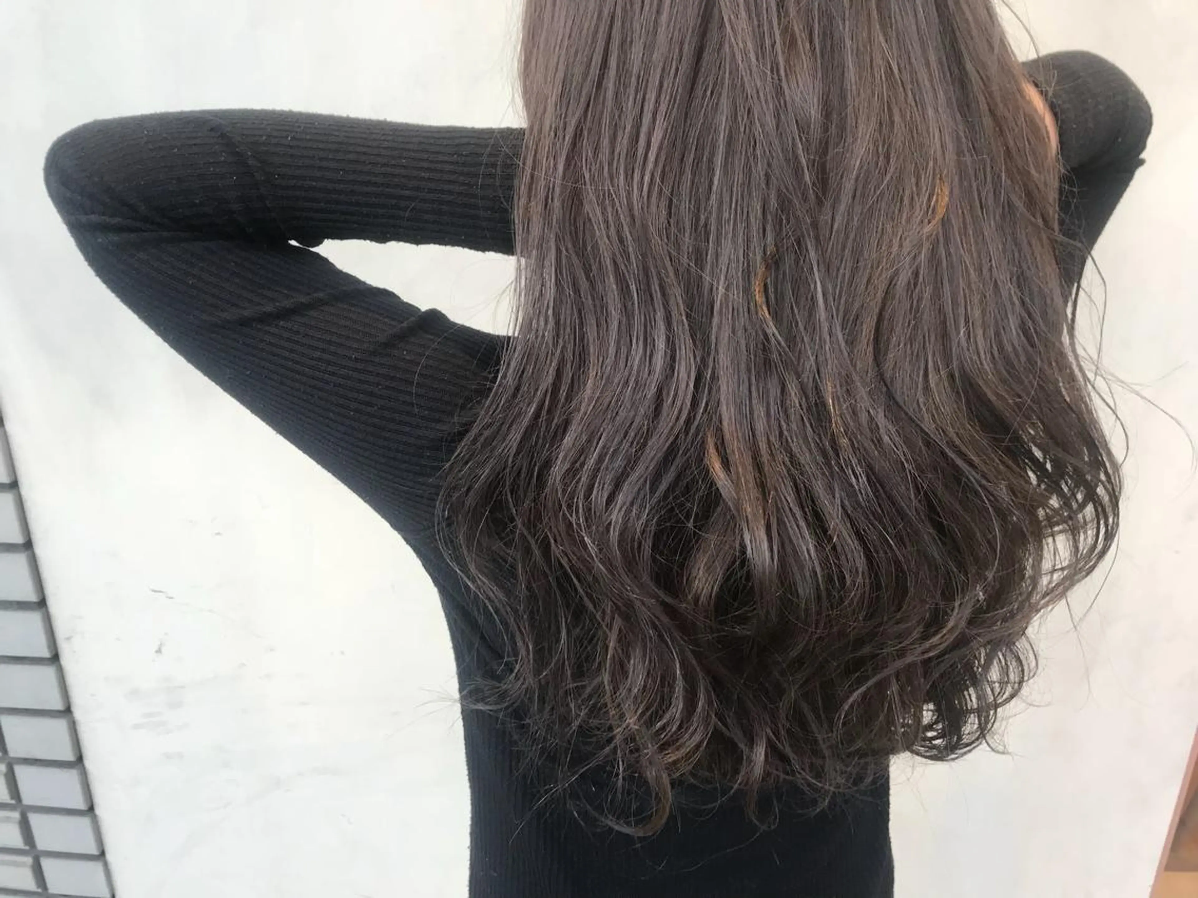 ロング カラー ハイライトカラー ハイライト 艶髪育成サロン 京橋　shinのヘアスタイル