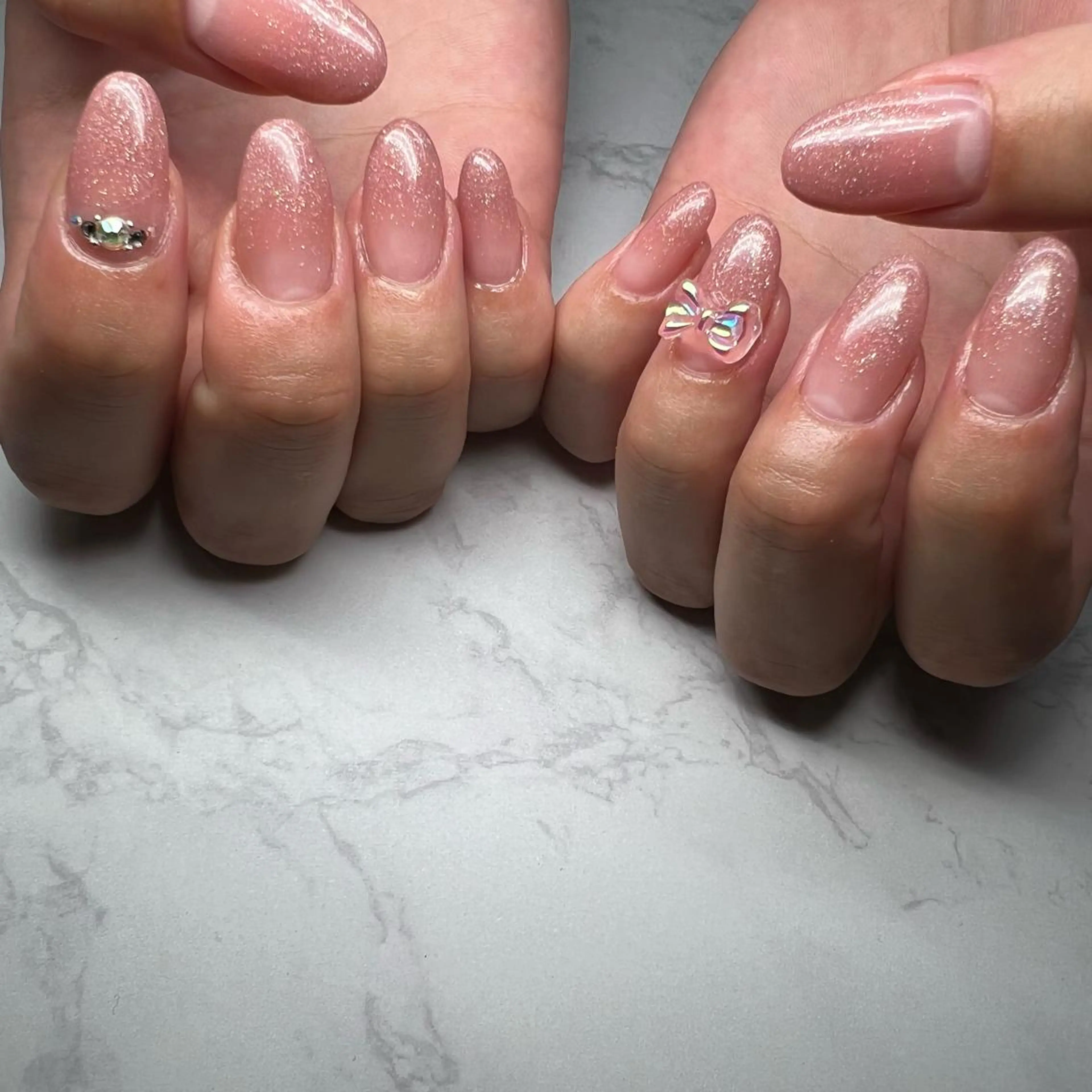 ご新規様 パールグラデーションorヌーディーカラーグラデーション  オフありの写真