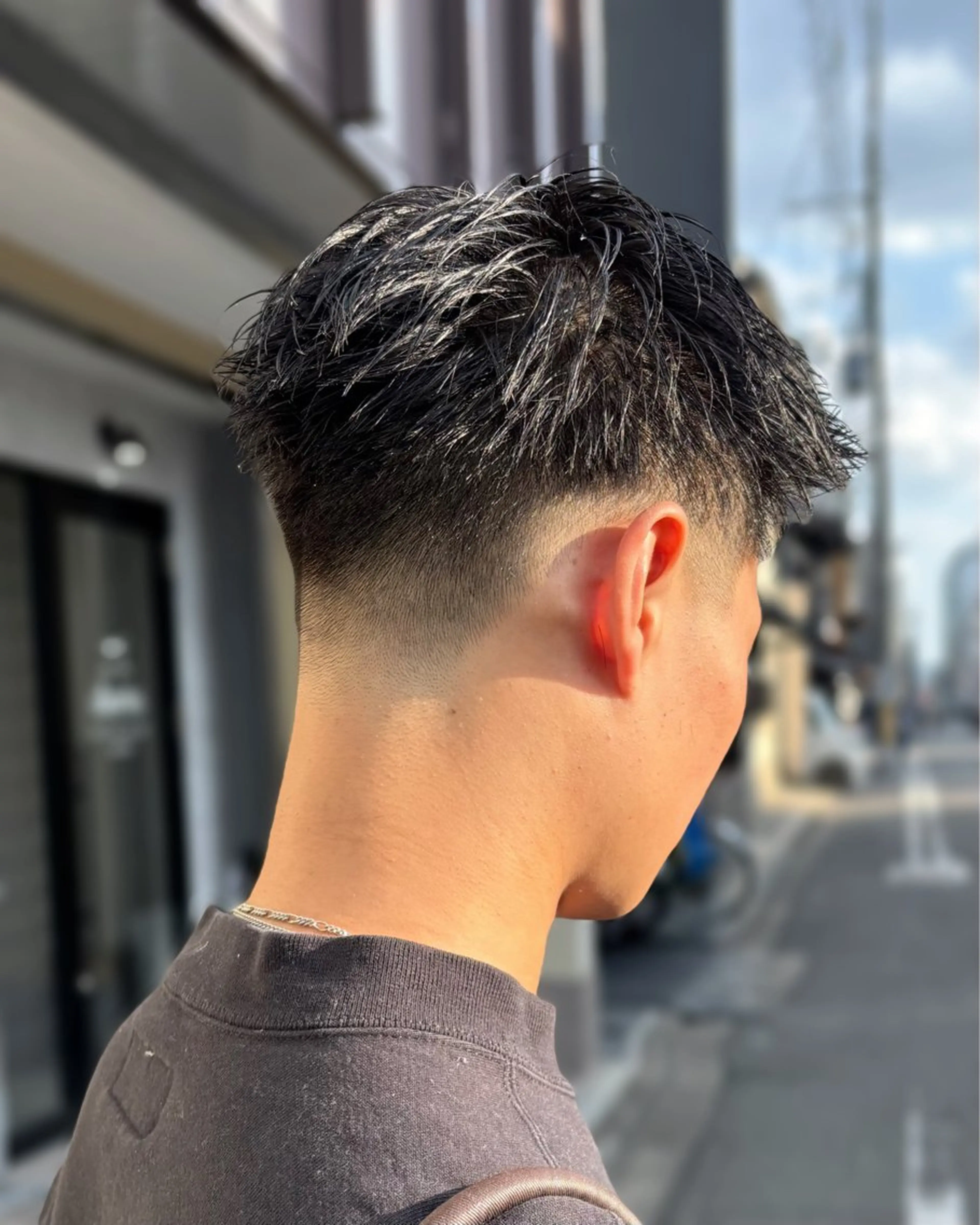 メンズ フェードカット メンズショート スパイキーショート カット darts所属・マツダ レンのヘアスタイル