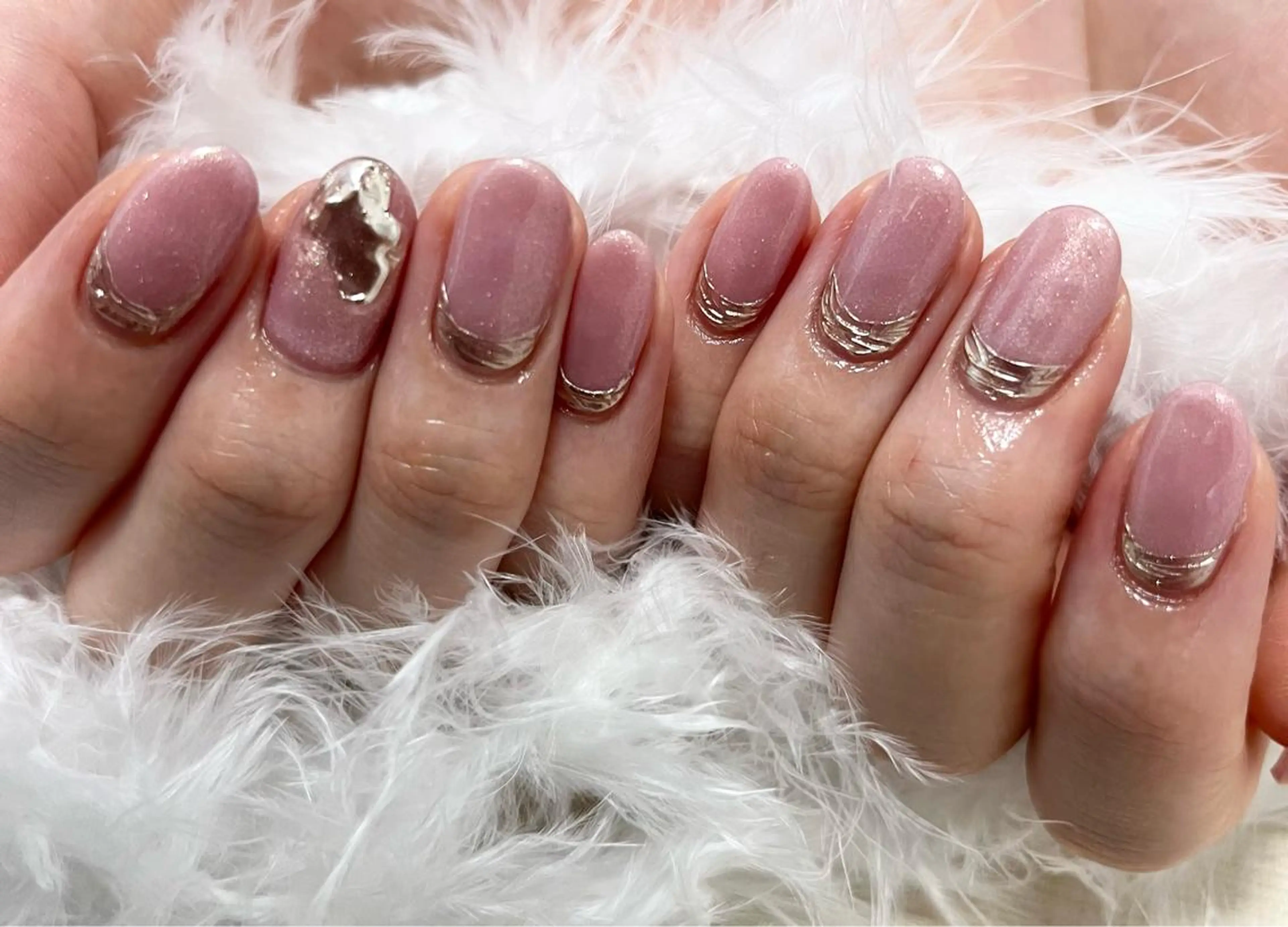 ネイル ニュアンスネイル わたなべ さやかのネイルデザイン