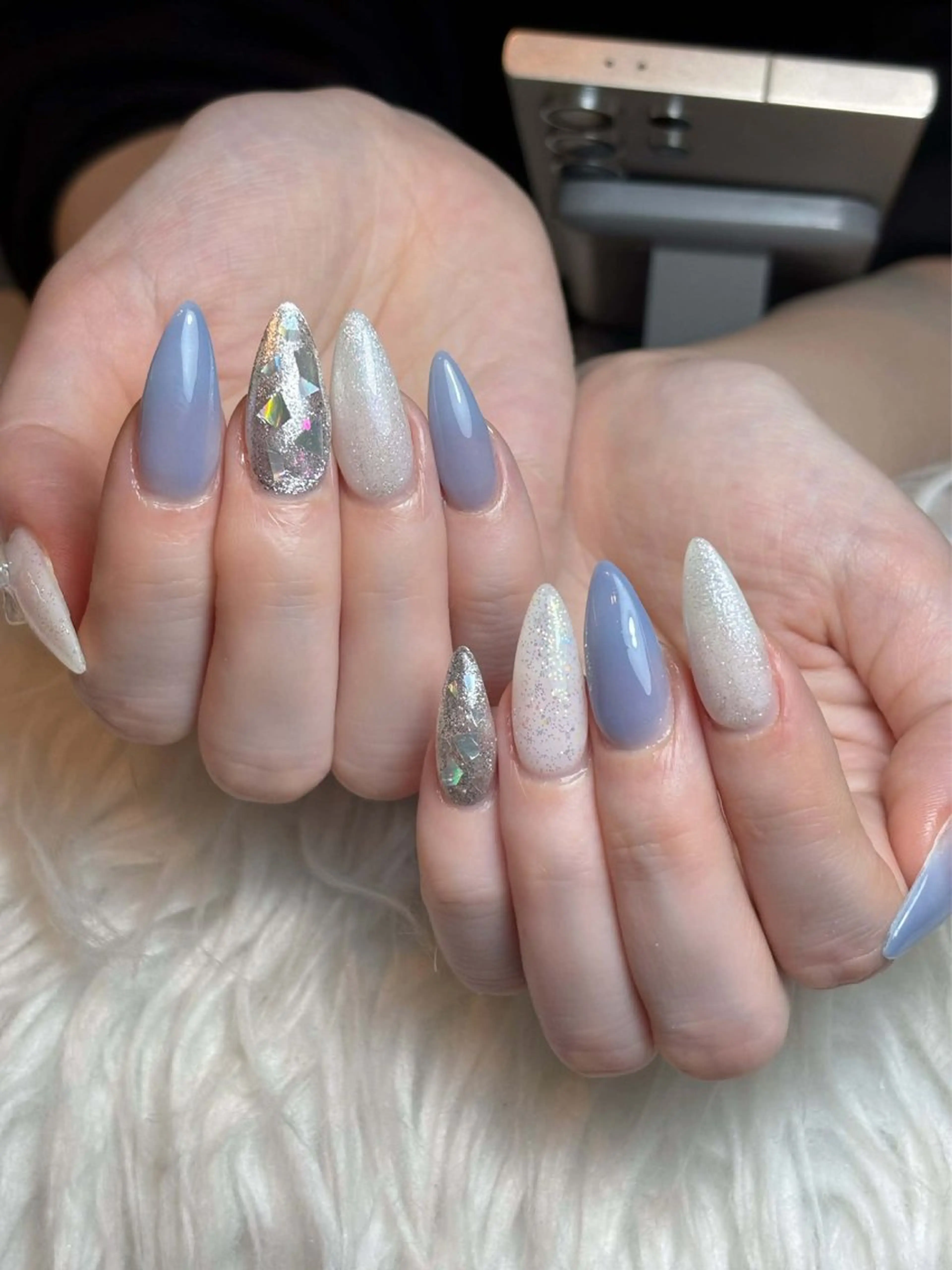 ネイル チークネイル ドット フレンチネイル グラデーション ハート ハンドネイル Julli NailStudioのネイルデザイン