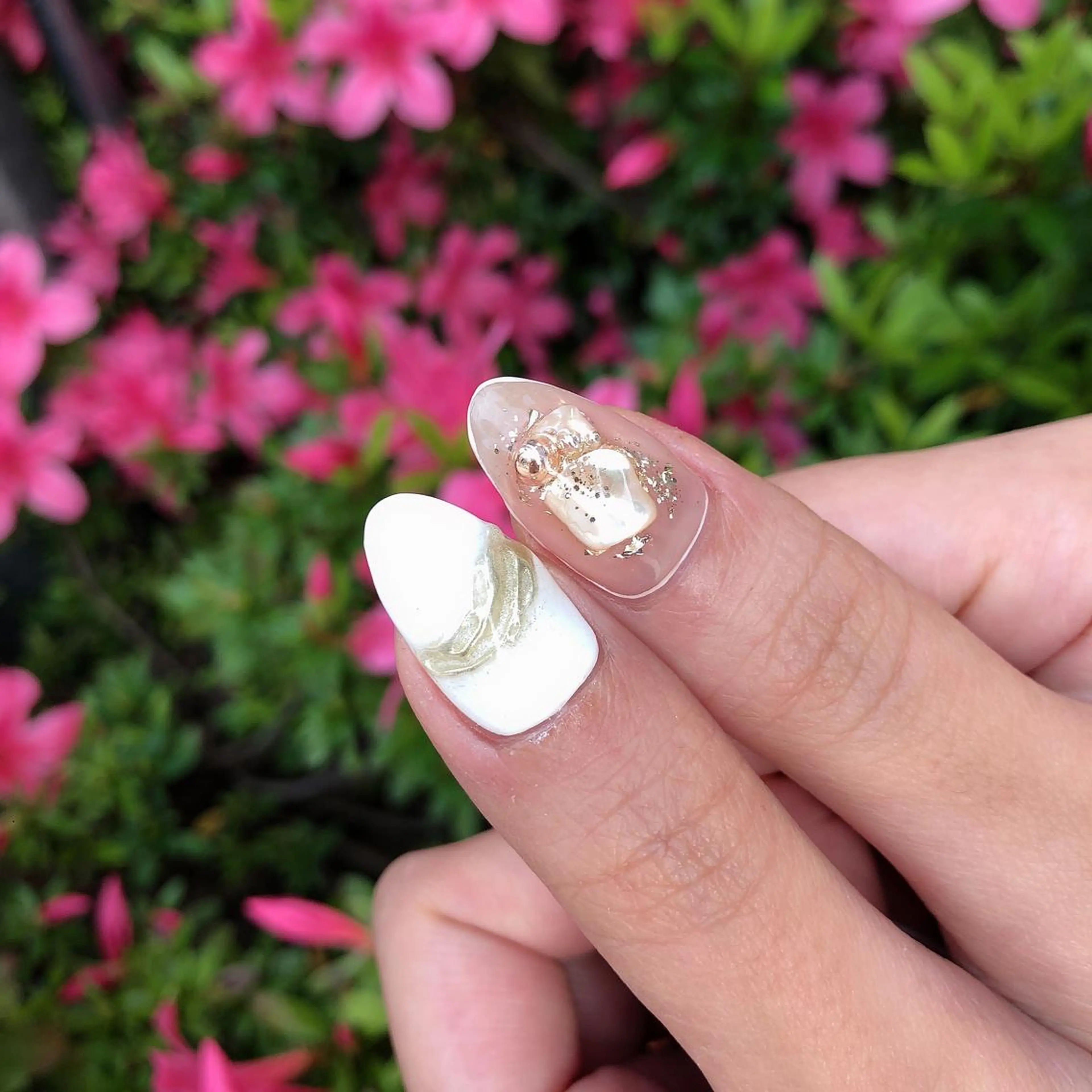 ロング カラー ヘアアレンジ キッズ ネイル マツエク・マツパ 福田 加奈のネイルデザイン