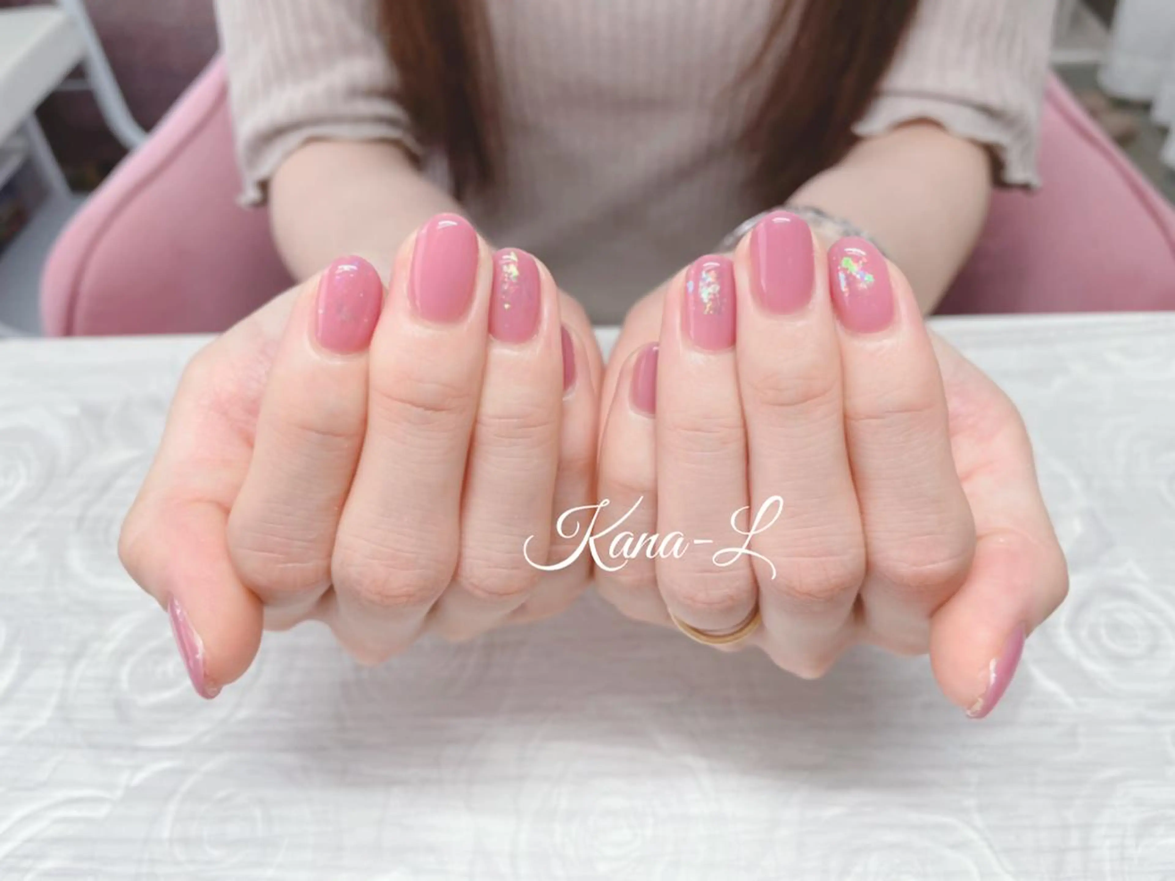 カラー ネイル オーロラネイル 夏ネイル 芦辺 香奈のネイルデザイン