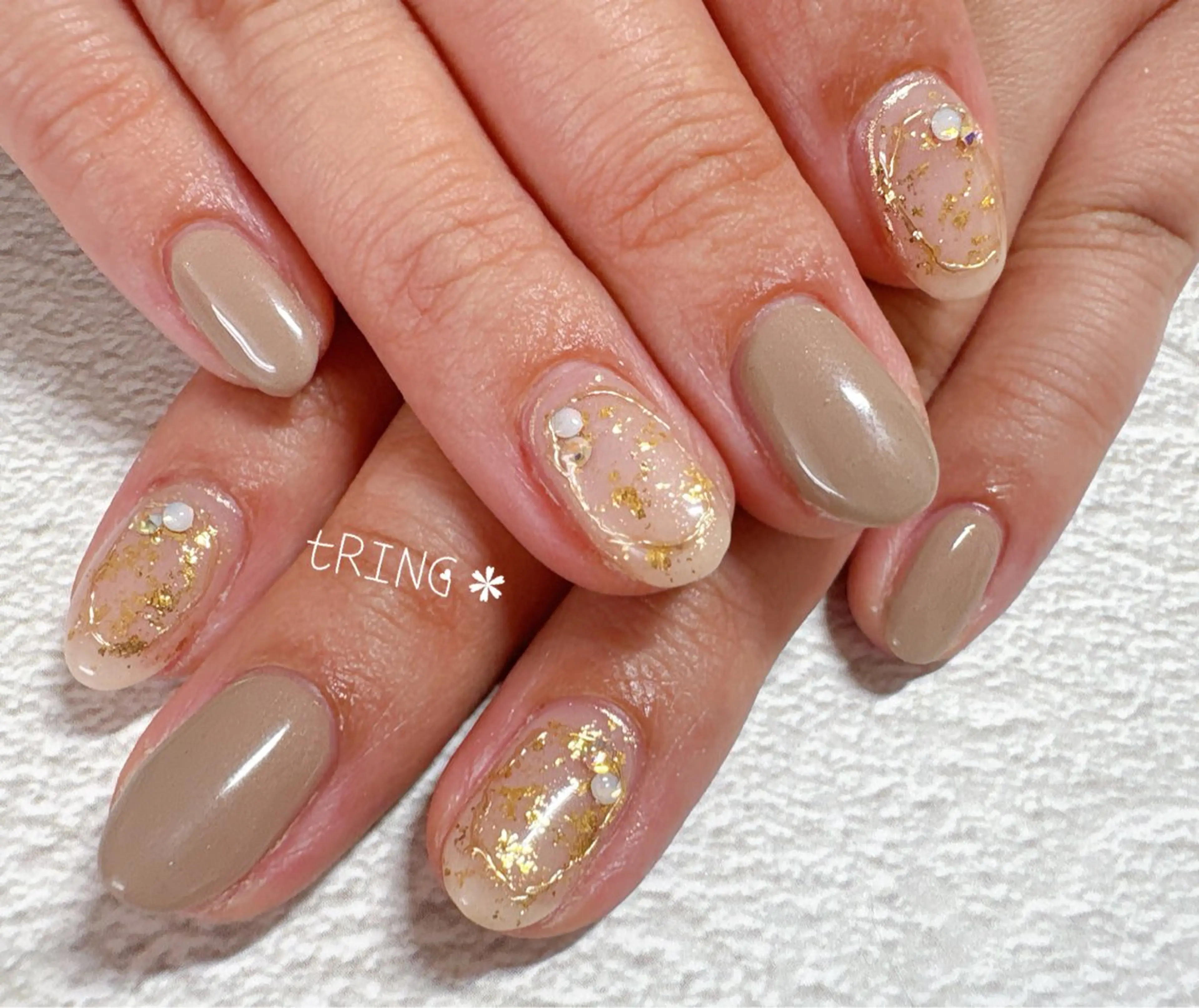 ネイル ハンドネイル tRING＊ しいの木台のネイルデザイン