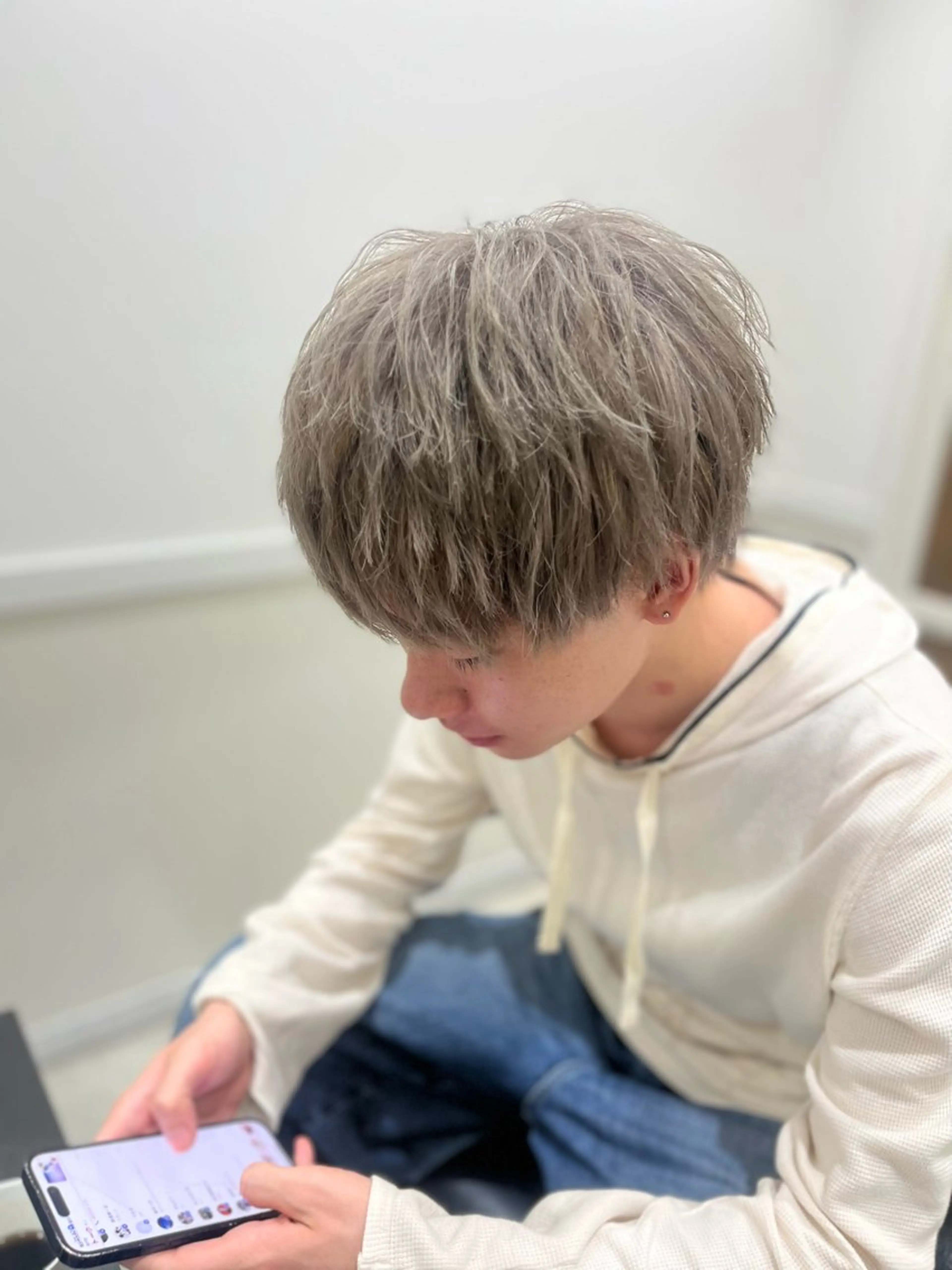 カラー メンズ カット ヘアカラー トリートメント ヘッドスパ Go   Today シェアサロン　横浜店所属・【ただの天才 🎨】のヘアスタイル