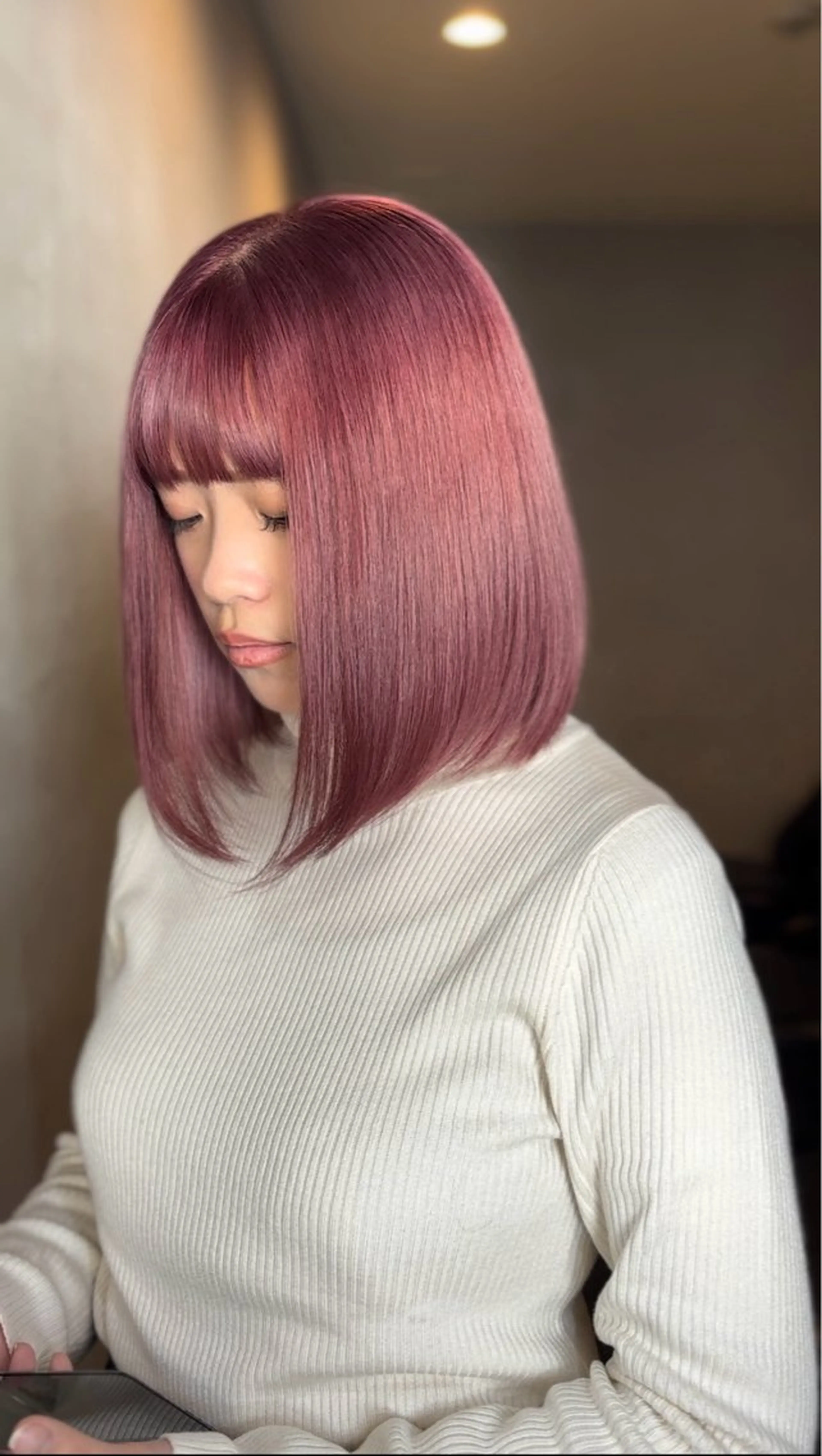 ブリーチ＋オーガニックカラー+プチTOKIOトリートメントの写真