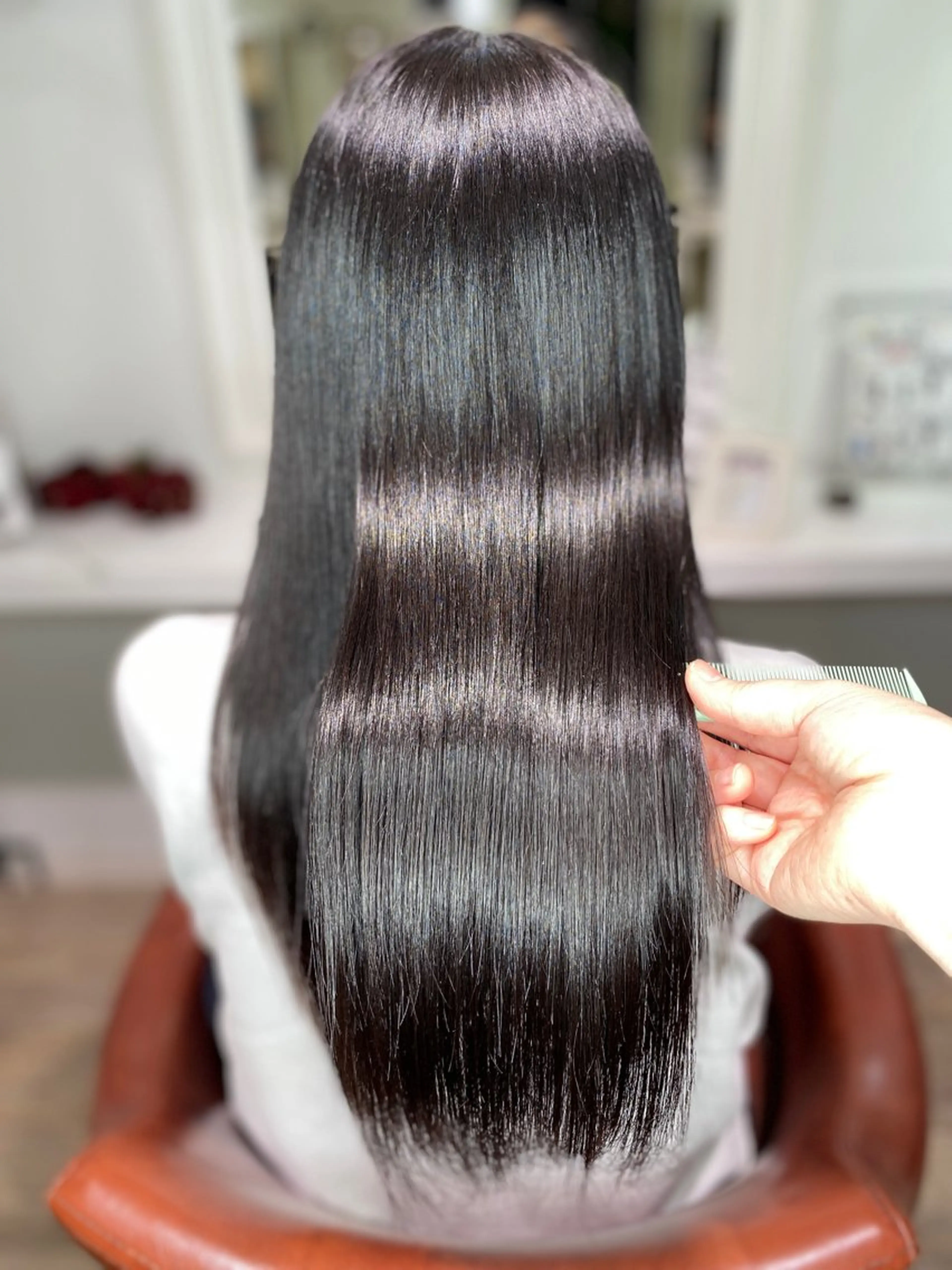 ロング カラー トリートメント 栗形 龍乃介のヘアスタイル