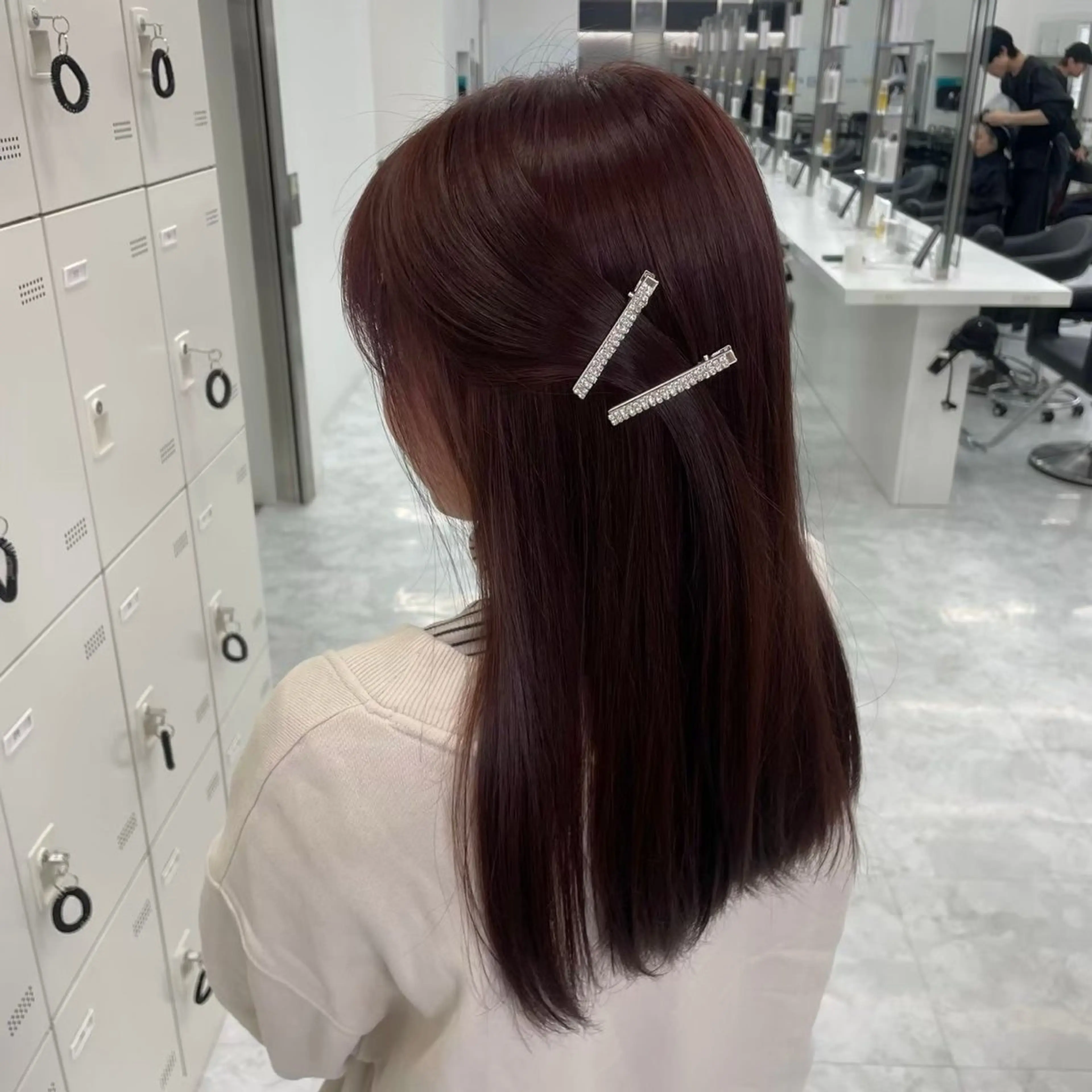 ロング カラー ヘアカラー mina/暖色カラー 🥀韓国風カット🥀のヘアスタイル