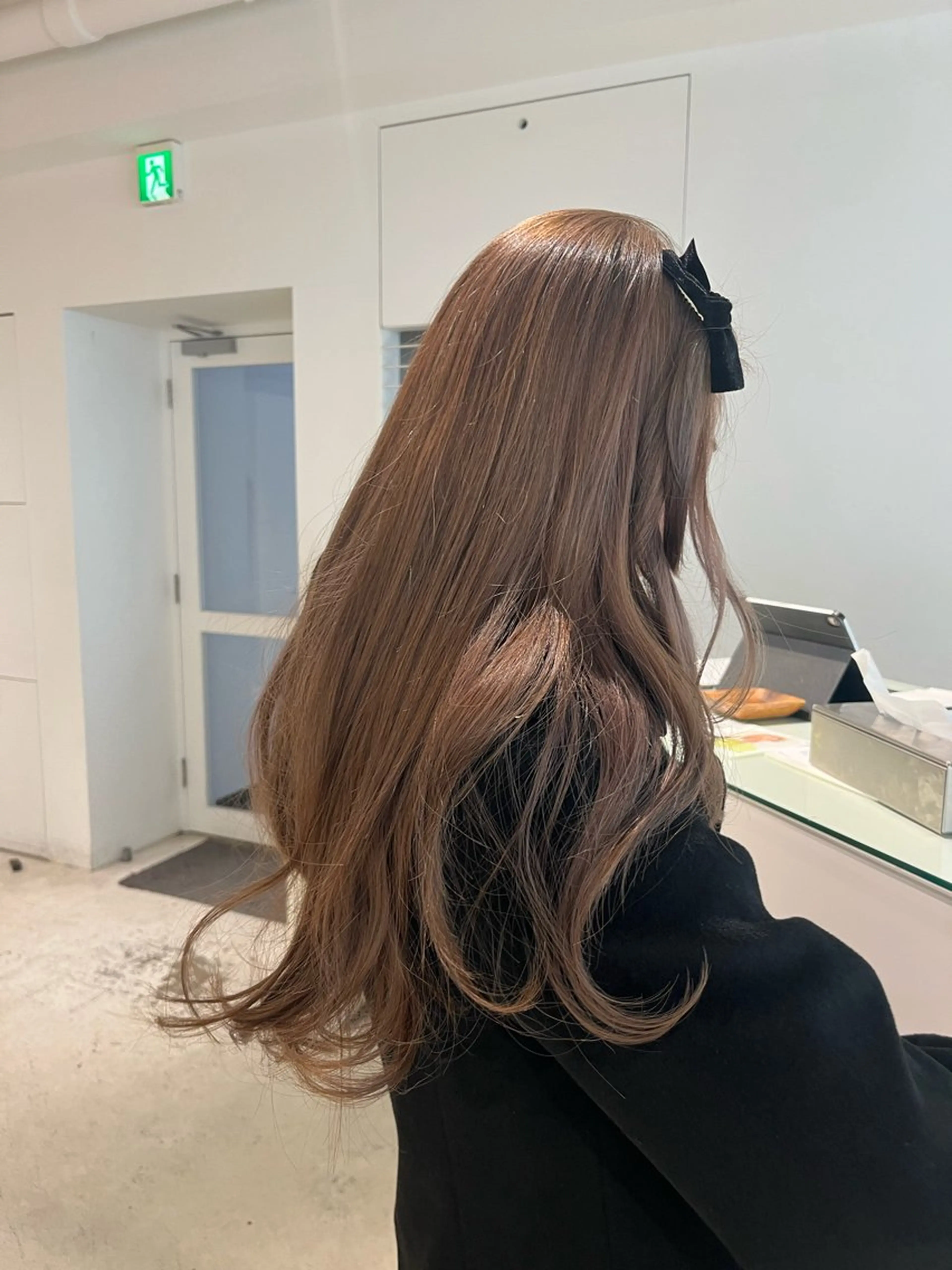 前髪カット➕カラー➕2ステップトリートメントの写真