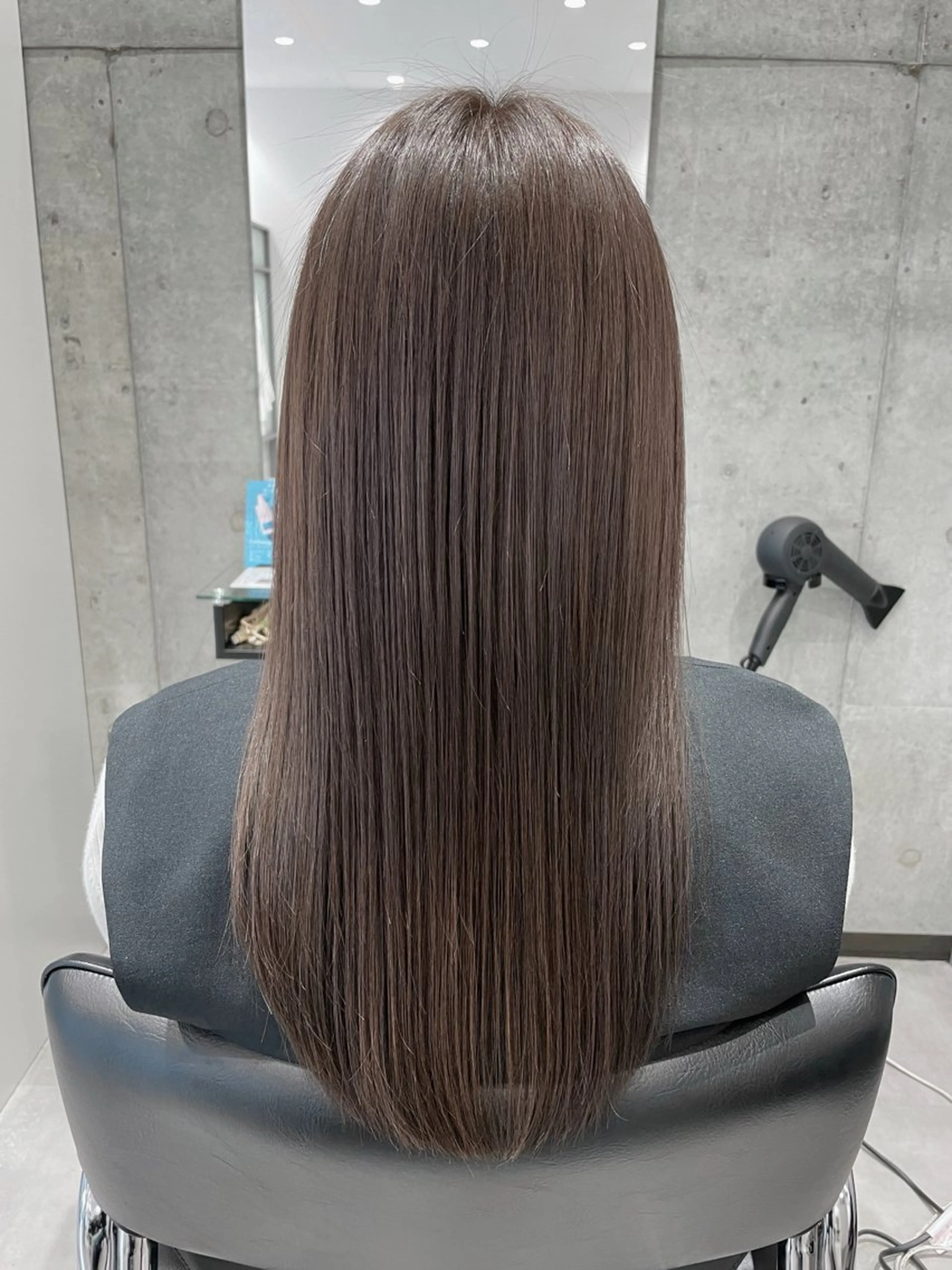 ロング カラー 髪質改善 縮毛矯正 トリートメント 酸熱トリートメント 縮毛矯正 トリートメント Leyシェアサロン所属・Ken ドライカット ✂️髪質改善のヘアスタイル