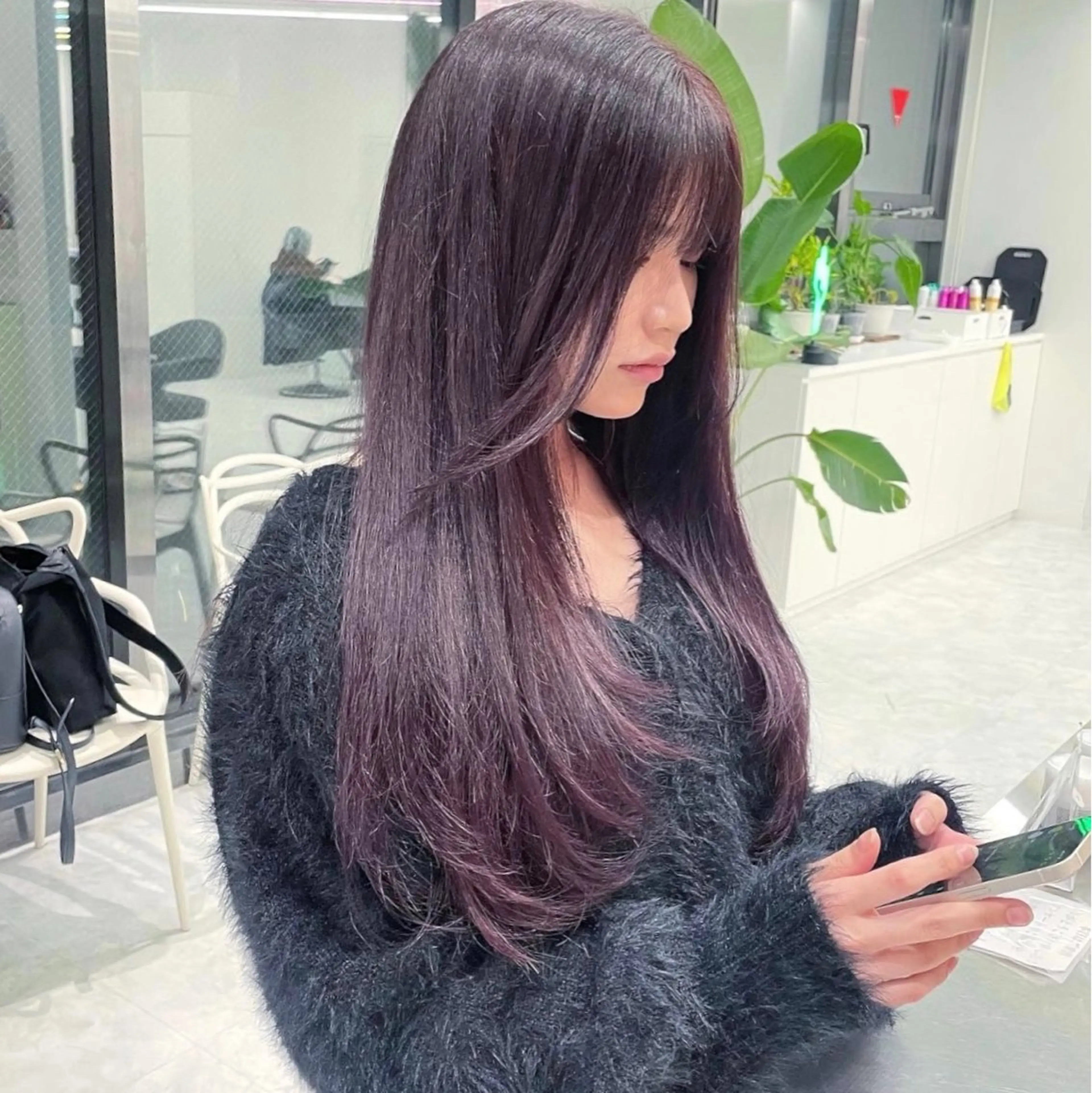 ミディアム カラー カット ヘアカラー トリートメント SALOWIN 札幌大通り店所属・🏆ウルフ/レイヤー 指名No.1山口圭佑のヘアスタイル