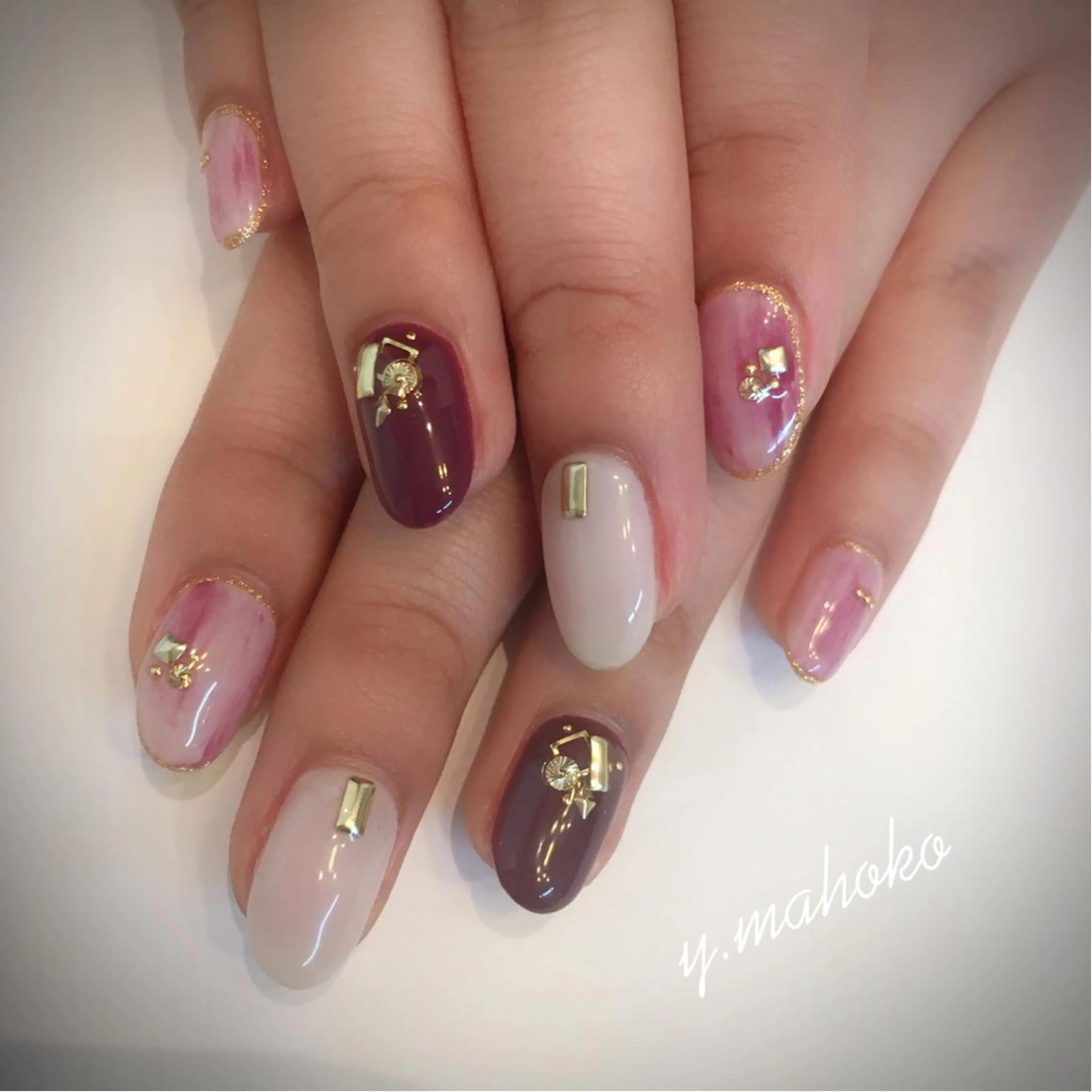 ネイル She nail studio 原宿所属・パラジェル有/ スカルプ/mahoのネイルデザイン
